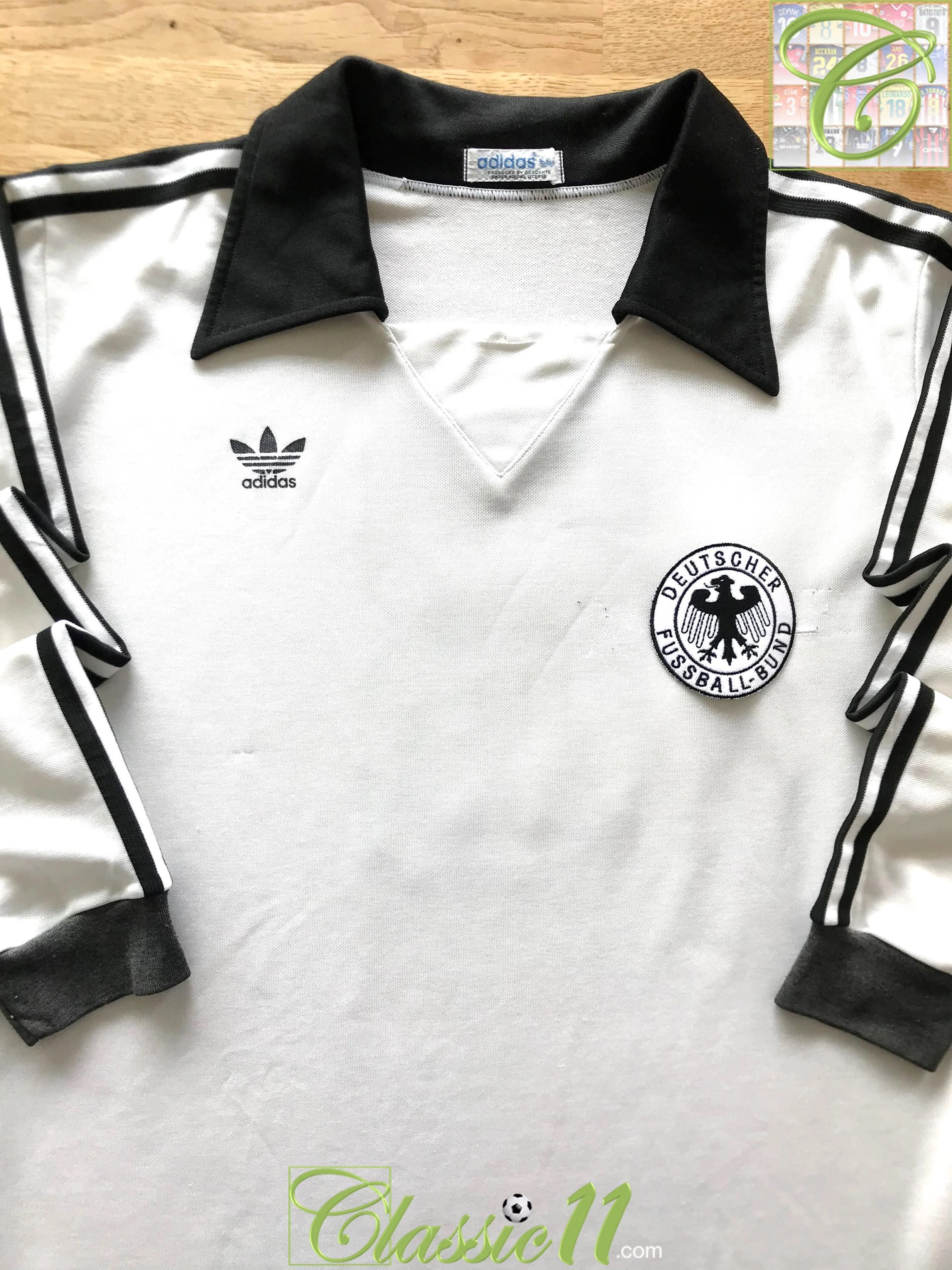 1980/81 West Germany Home Football Shirt. #8 (S) - Image 2