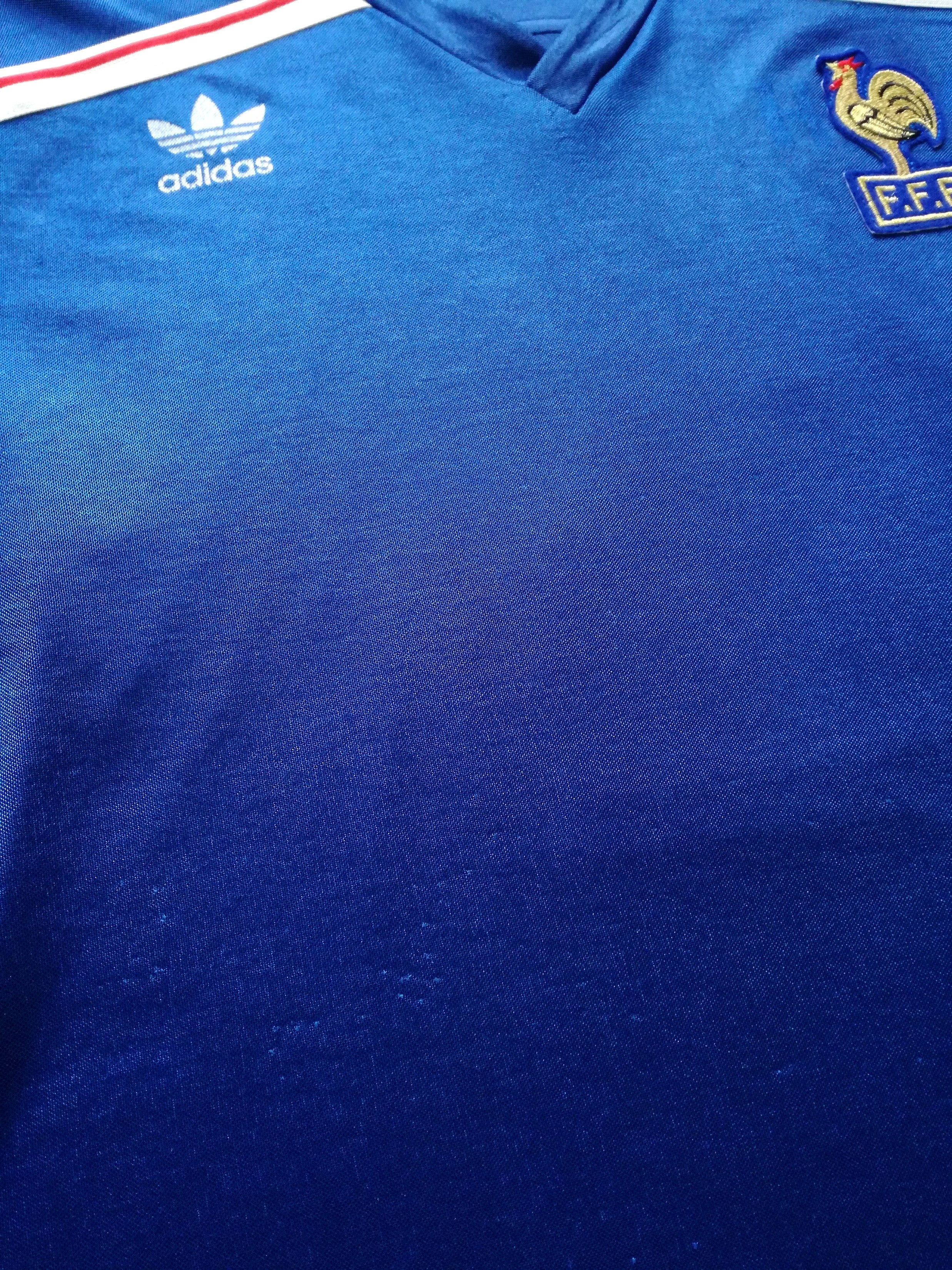 1985/86 France Home Football Shirt (L) - Image 6