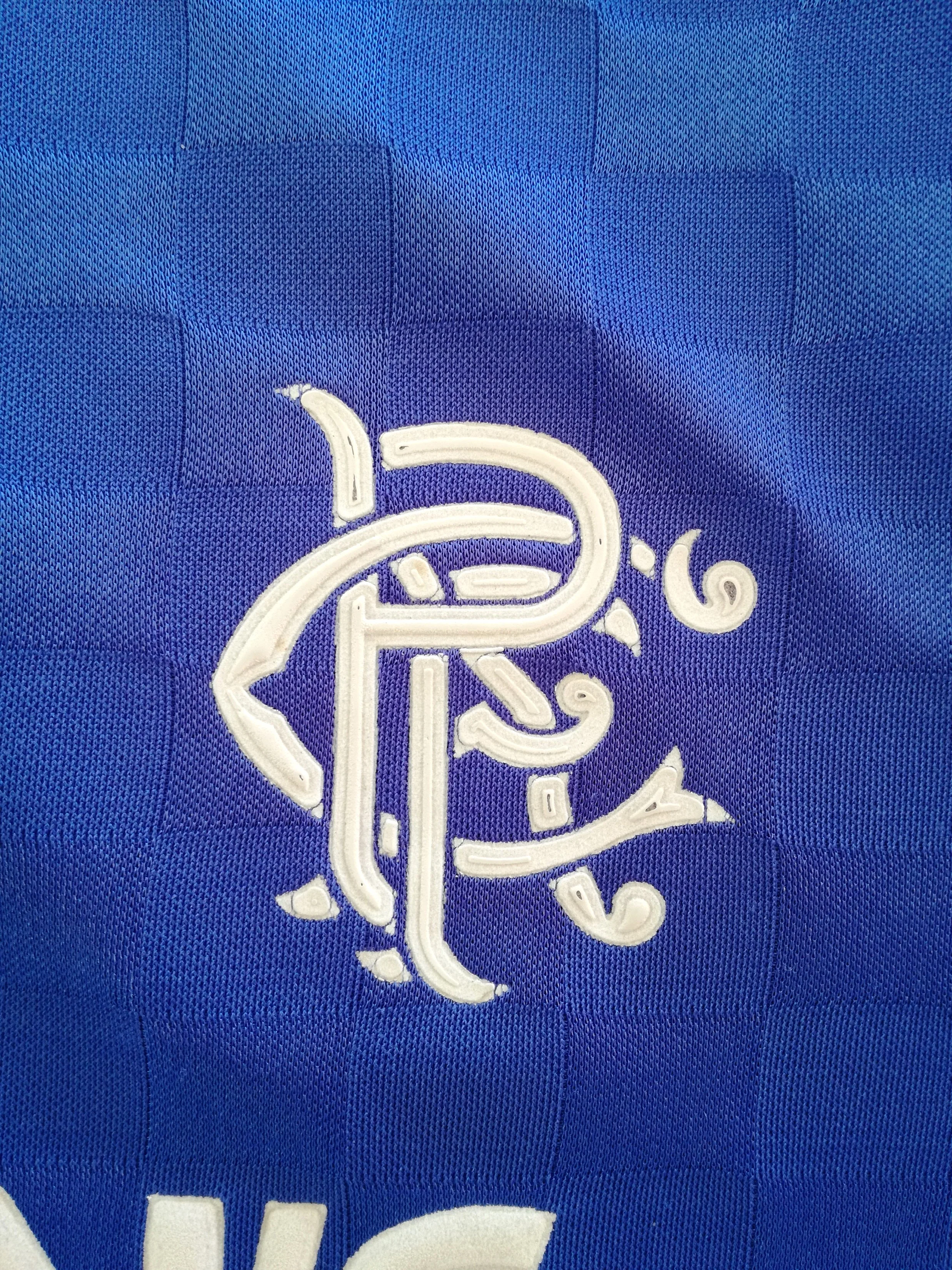 1987/88 Rangers Home Football Shirt (M) - Image 4