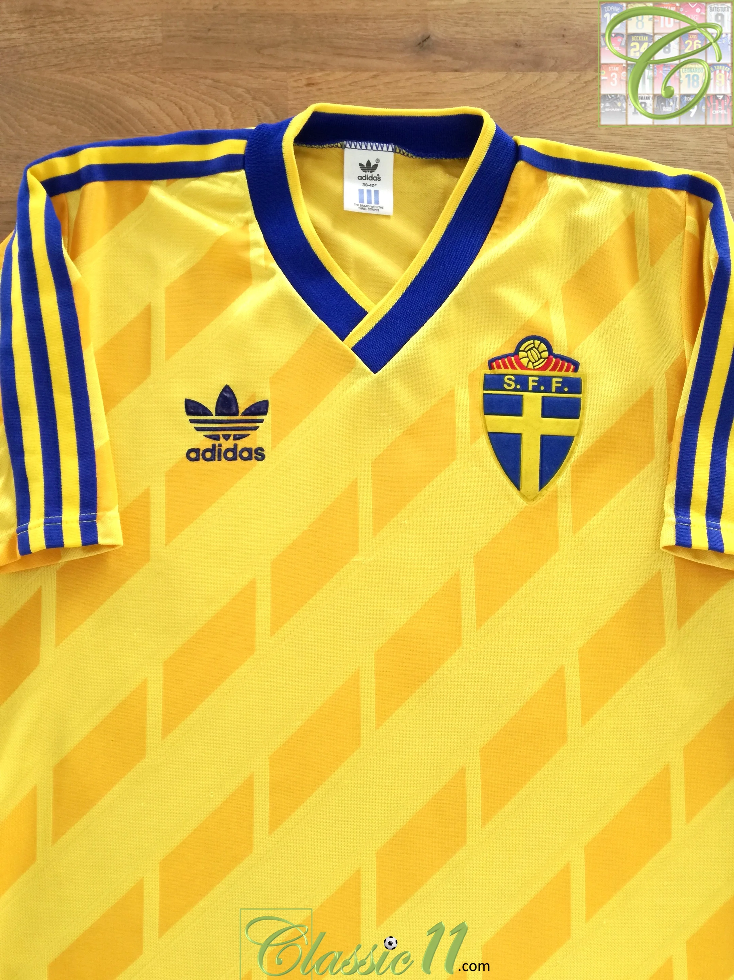 1988/89 Sweden Home Football Shirt (M)