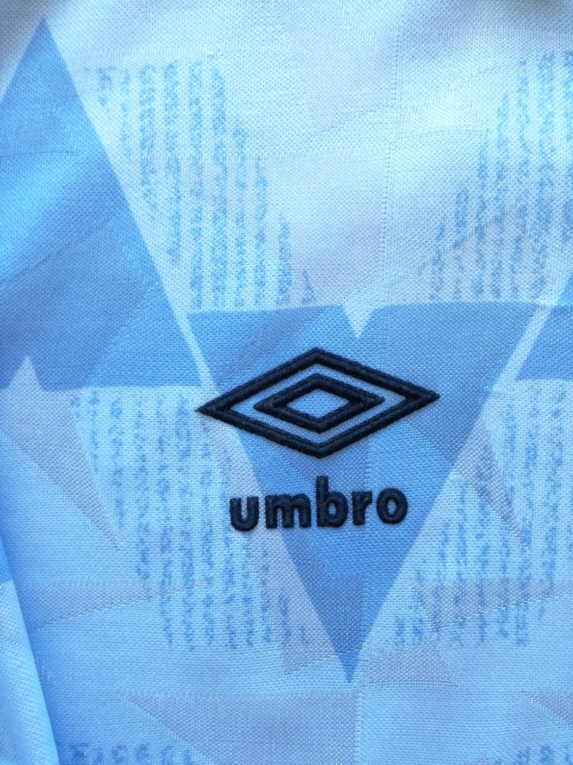 1989/90 Man City Home Football Shirt (L) - Image 6