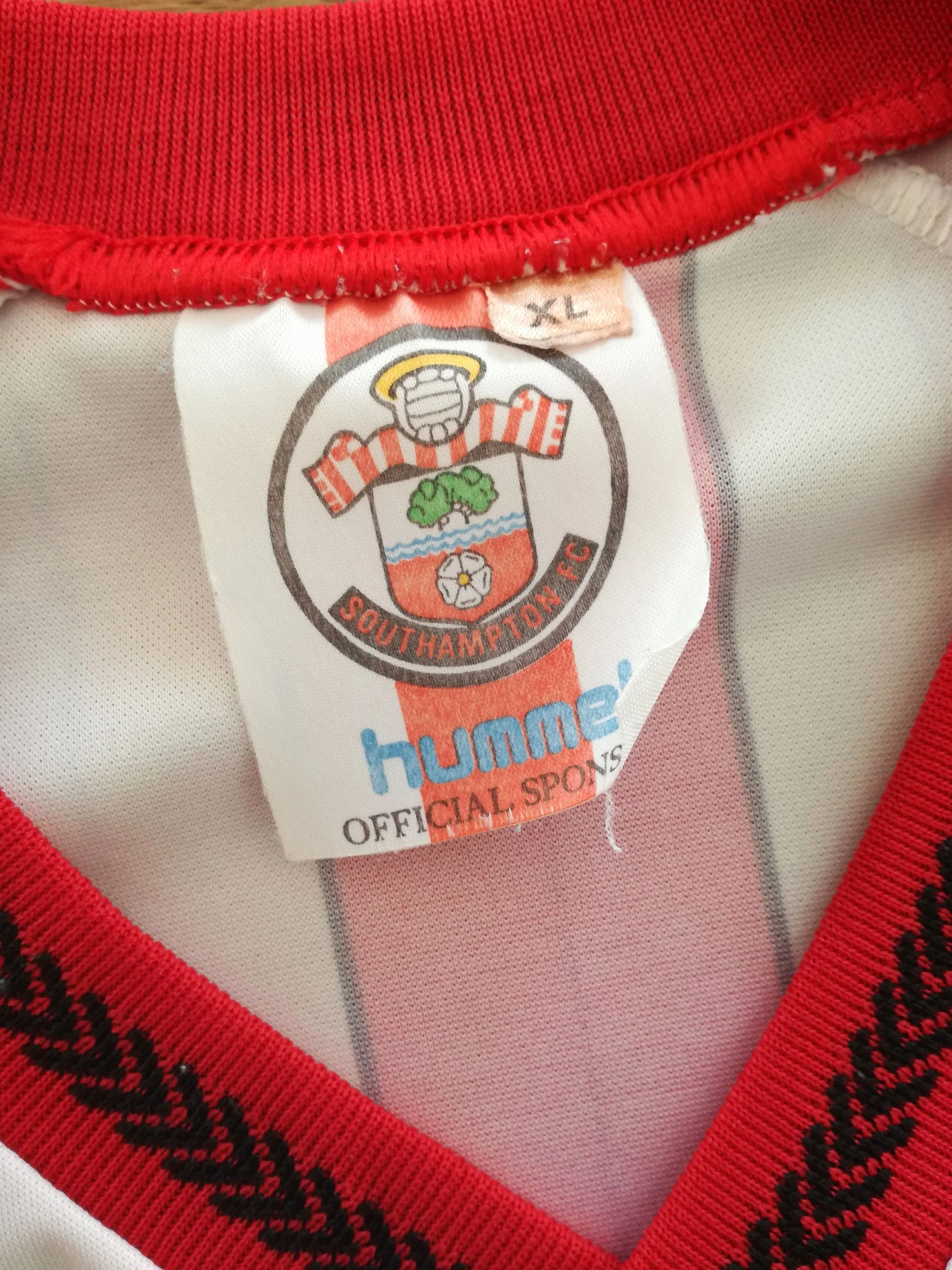 1989/91 Southampton Home Football Shirt (XL) - Image 2