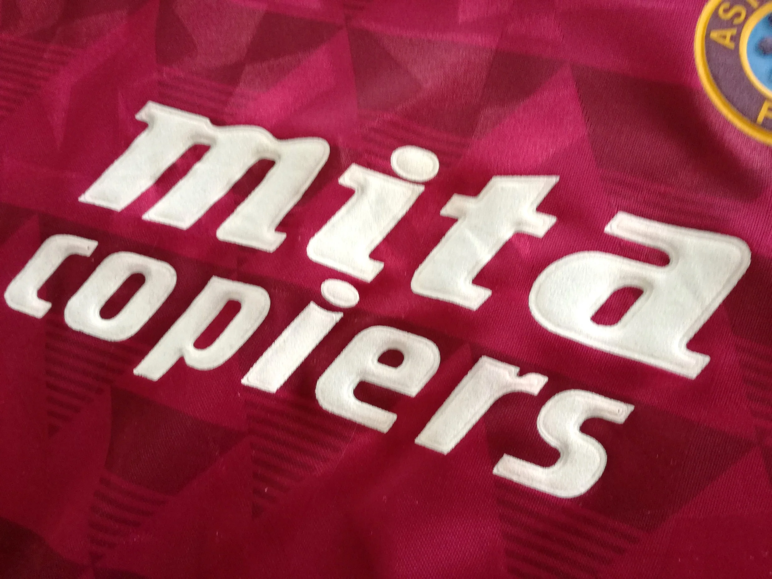 1990/91 Aston Villa Home Football Shirt (M) - Image 3