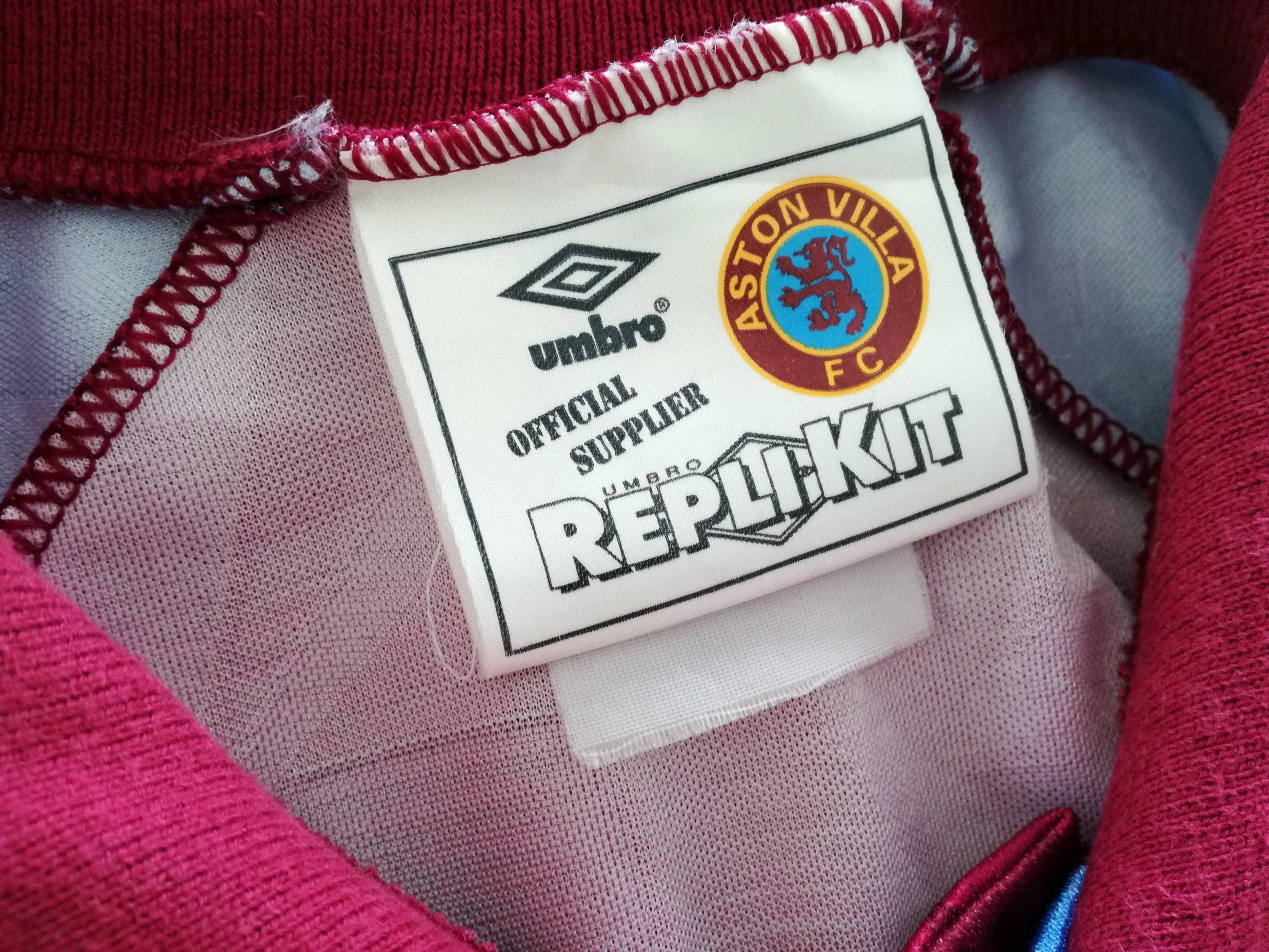 1990/91 Aston Villa Home Football Shirt (XL) - Image 5