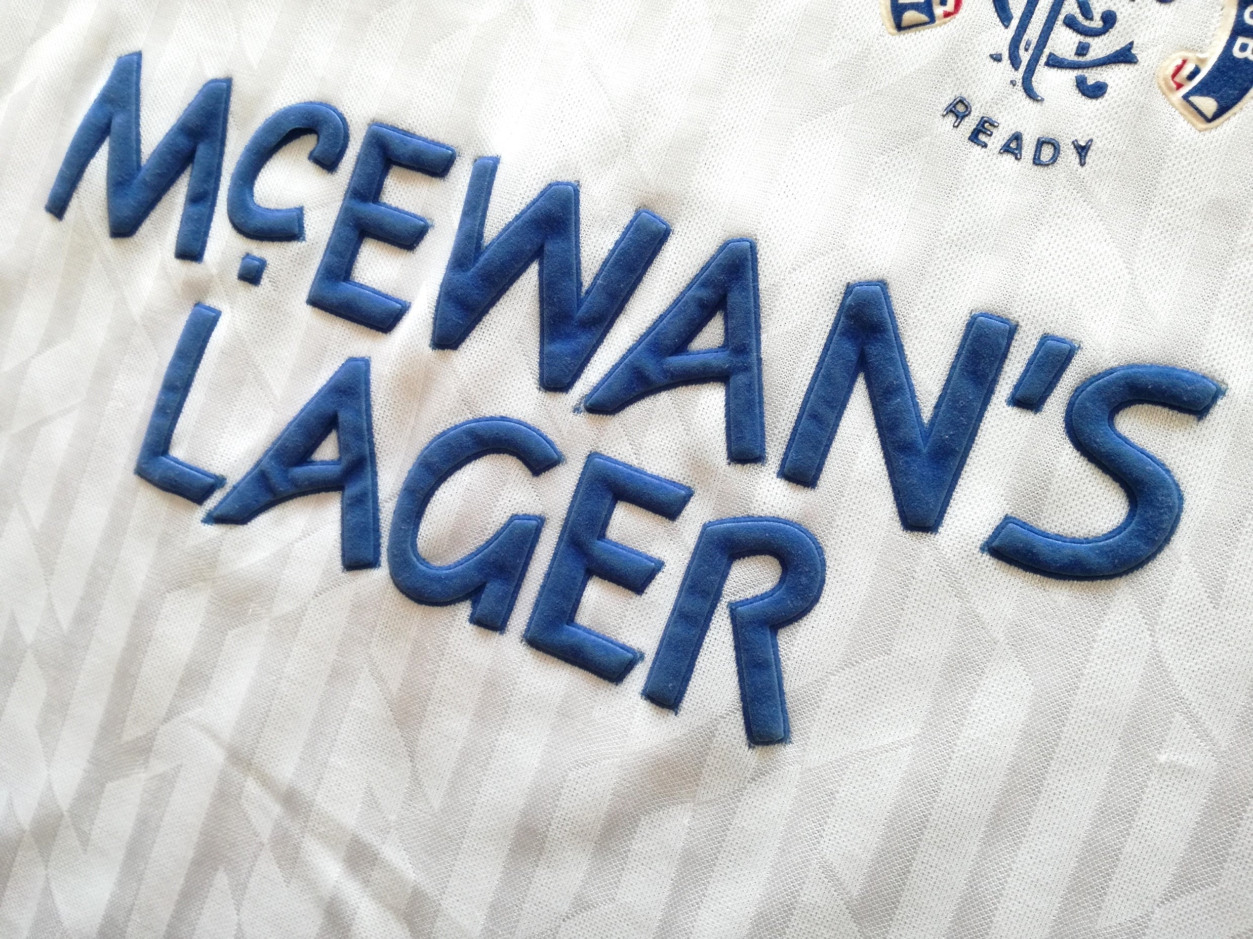1990/91 Rangers Away Football Shirt (S) - Image 5