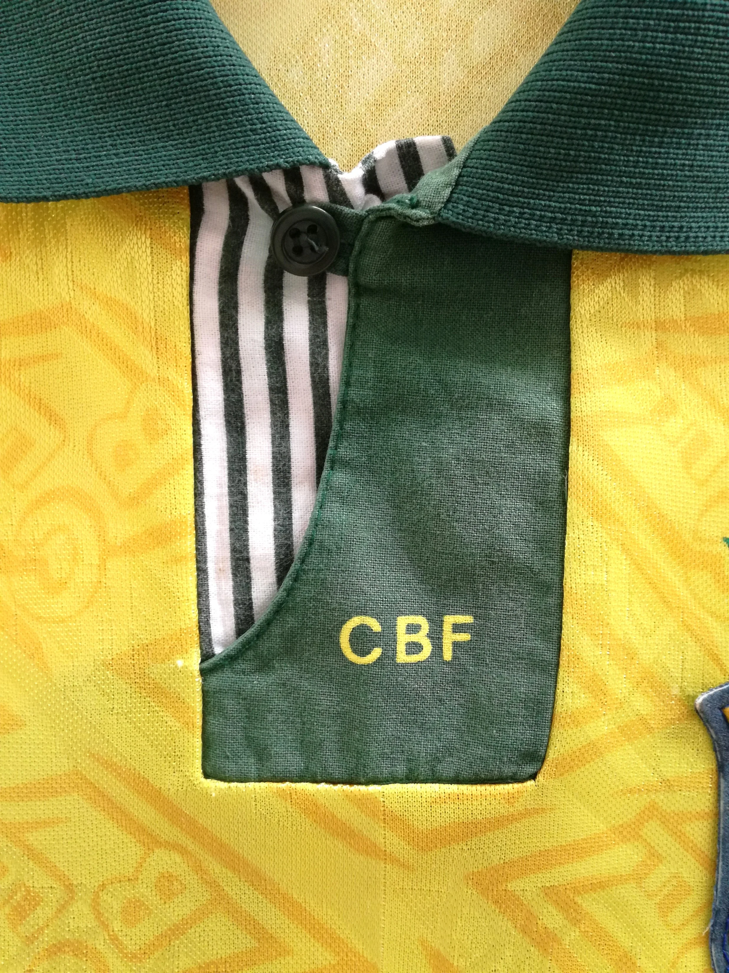 1991/92 Brazil Home Football Shirt #8 (M) - Image 4