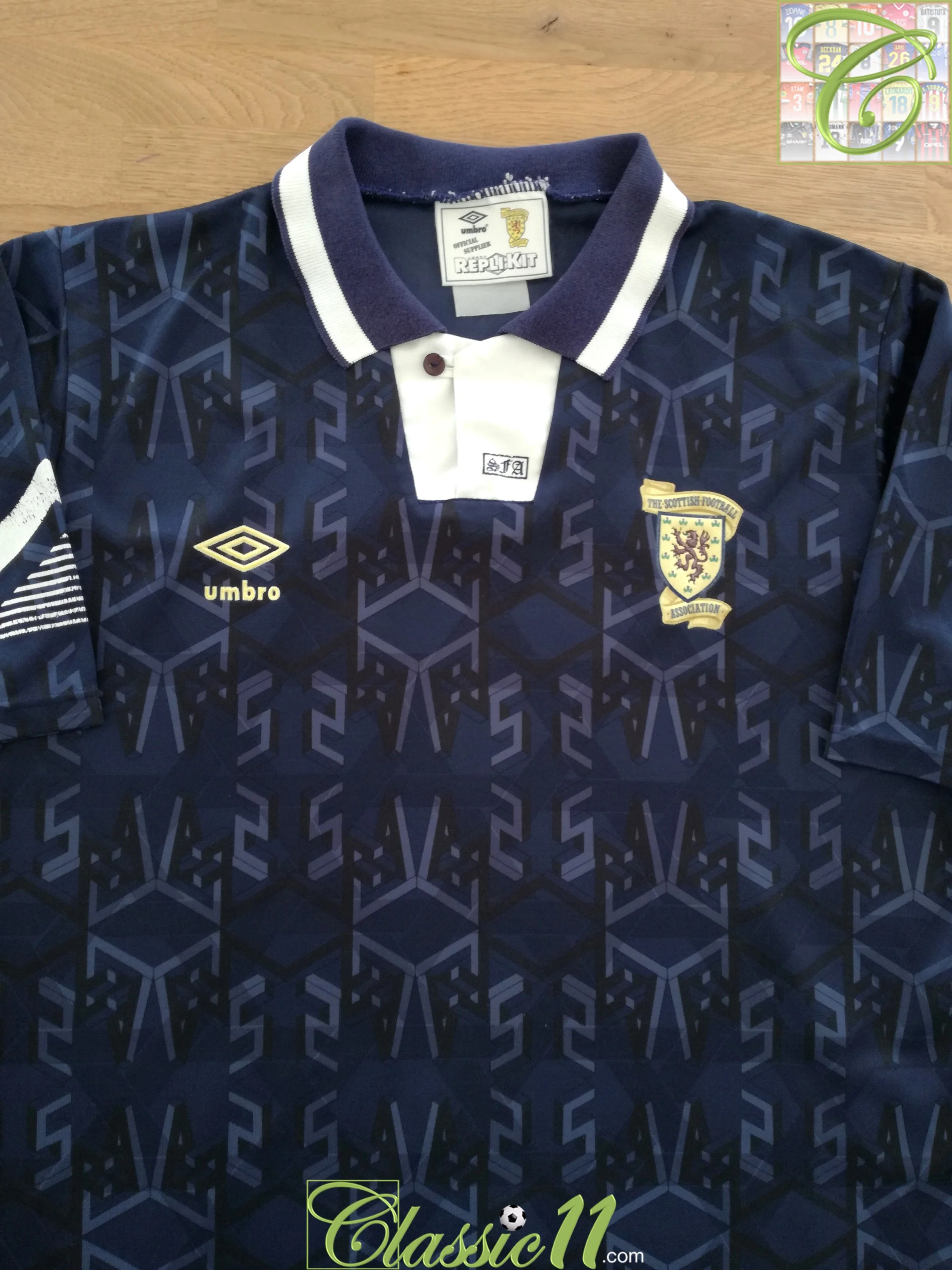 1991/92 Scotland Home Football Shirt (S)
