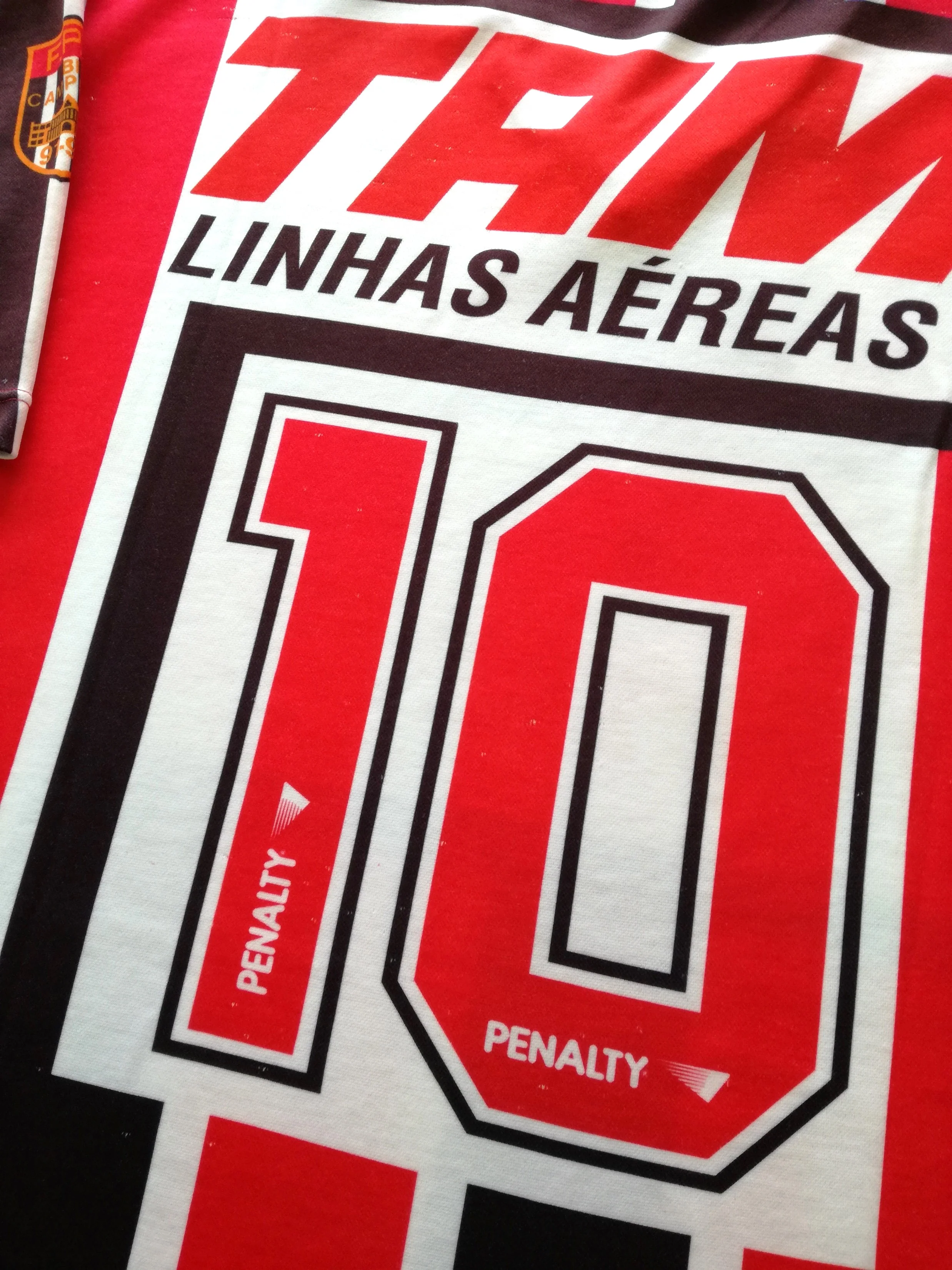 1994 Sao Paulo Away Football Shirt (Juninho) #10 (L) - Image 7