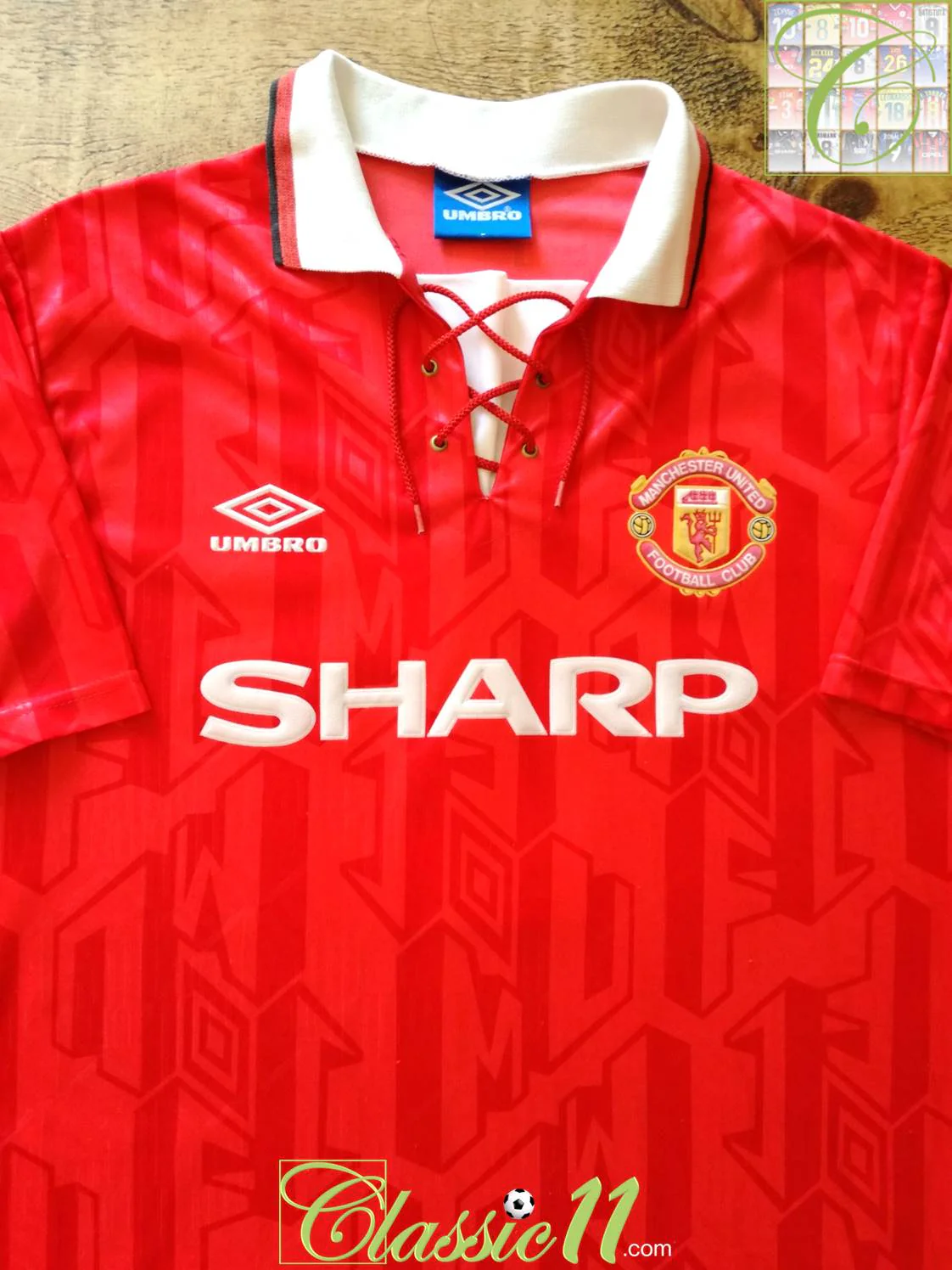 1992/93 Man Utd Home Football Shirt Giggs #11 (XXL) - Image 2