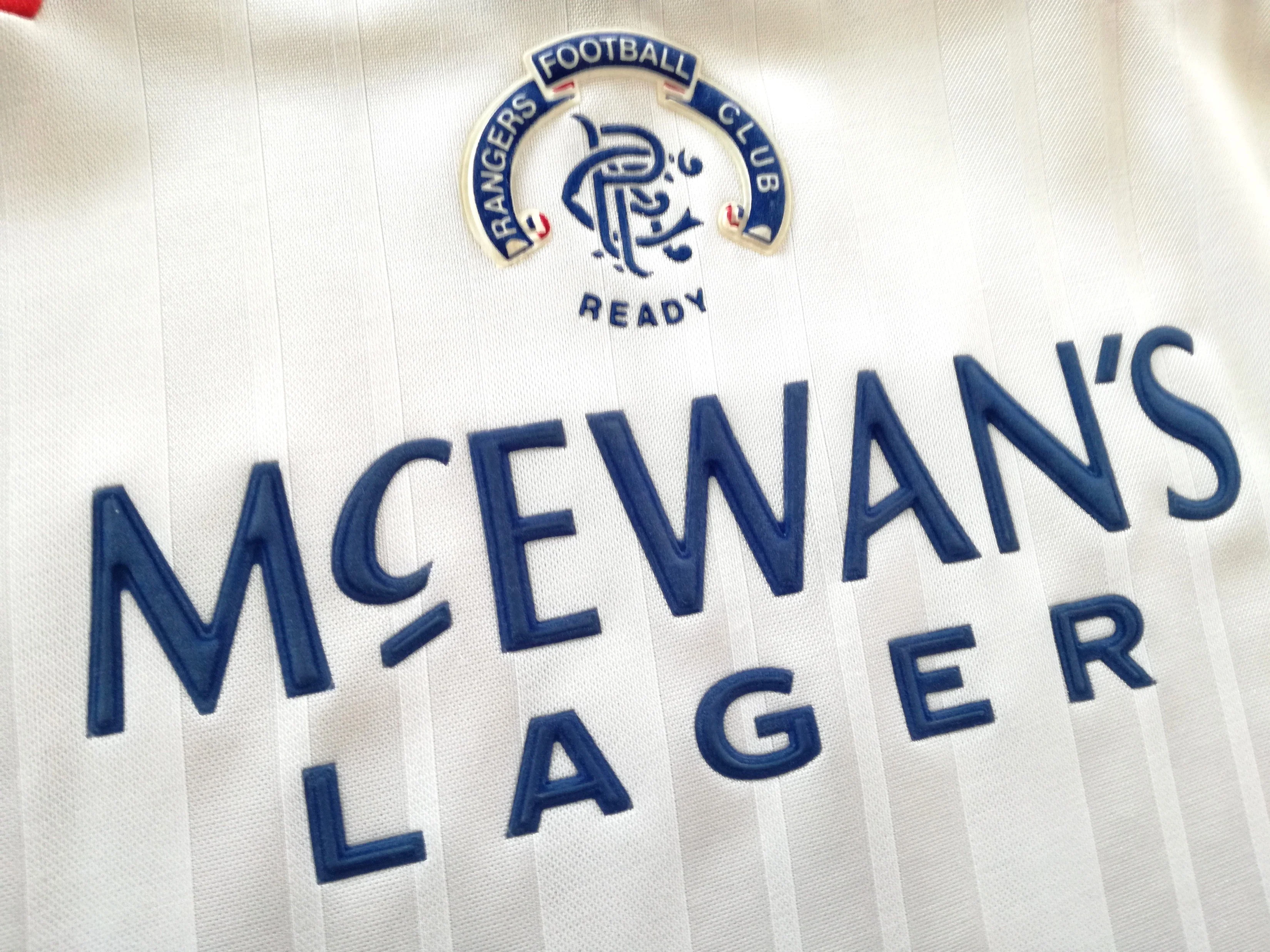 1992/93 Rangers Away Football Shirt (S) - Image 3