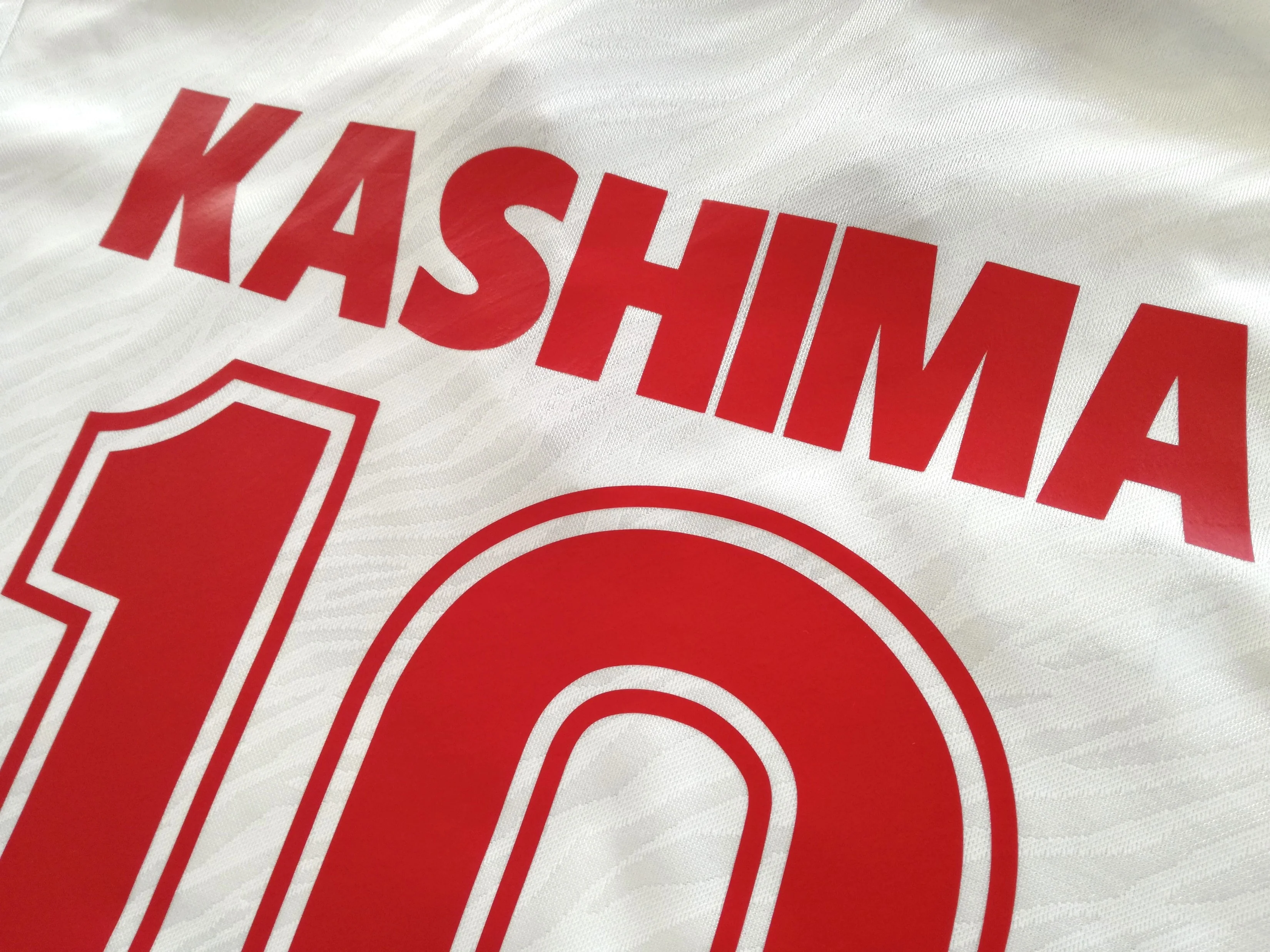 1992 Kashima Antlers Away Football Shirt (Zico) #10 (L) - Image 8