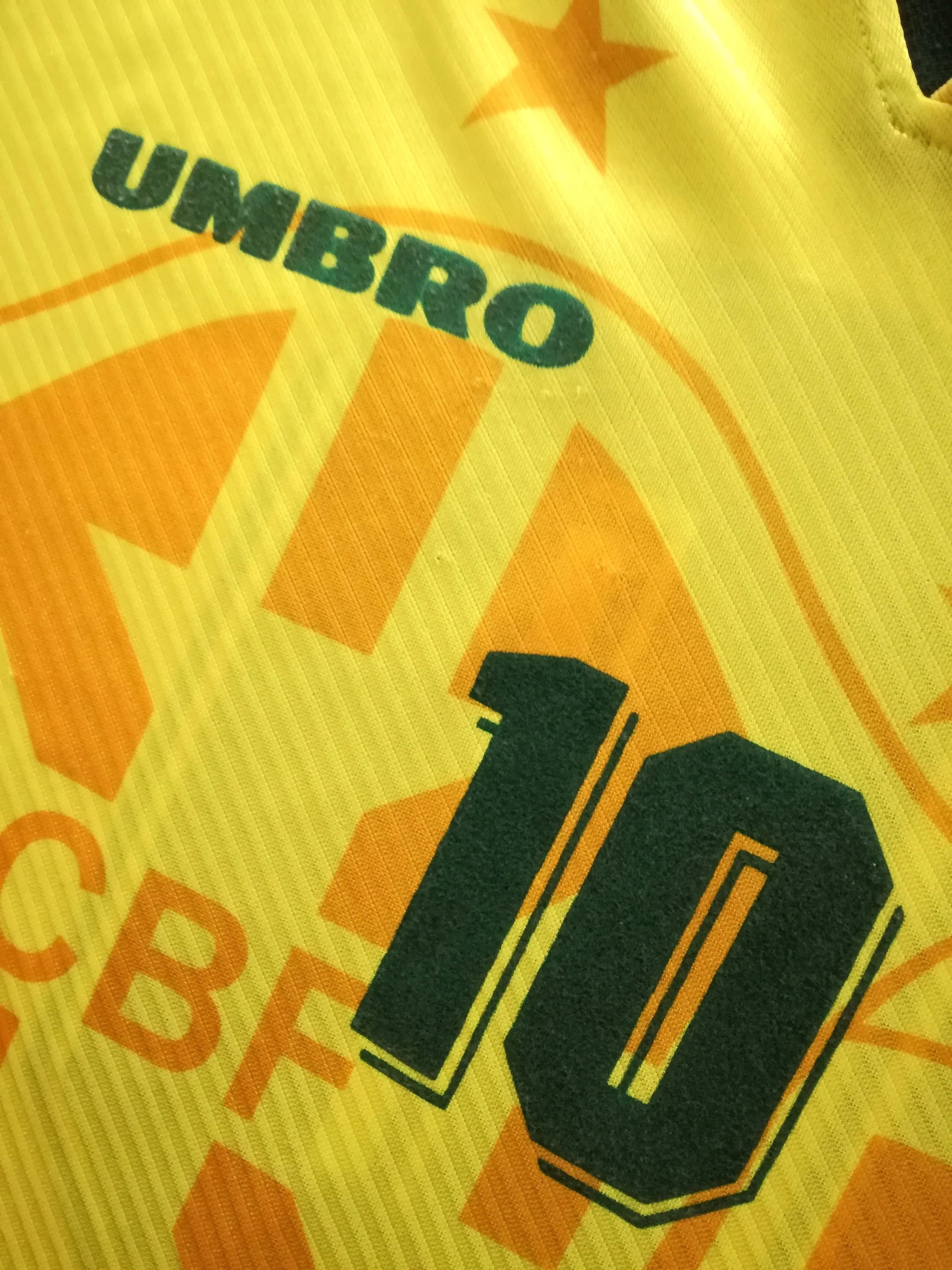 1993/94 Brazil Home Football Shirt Raí #10 (L) - Image 7