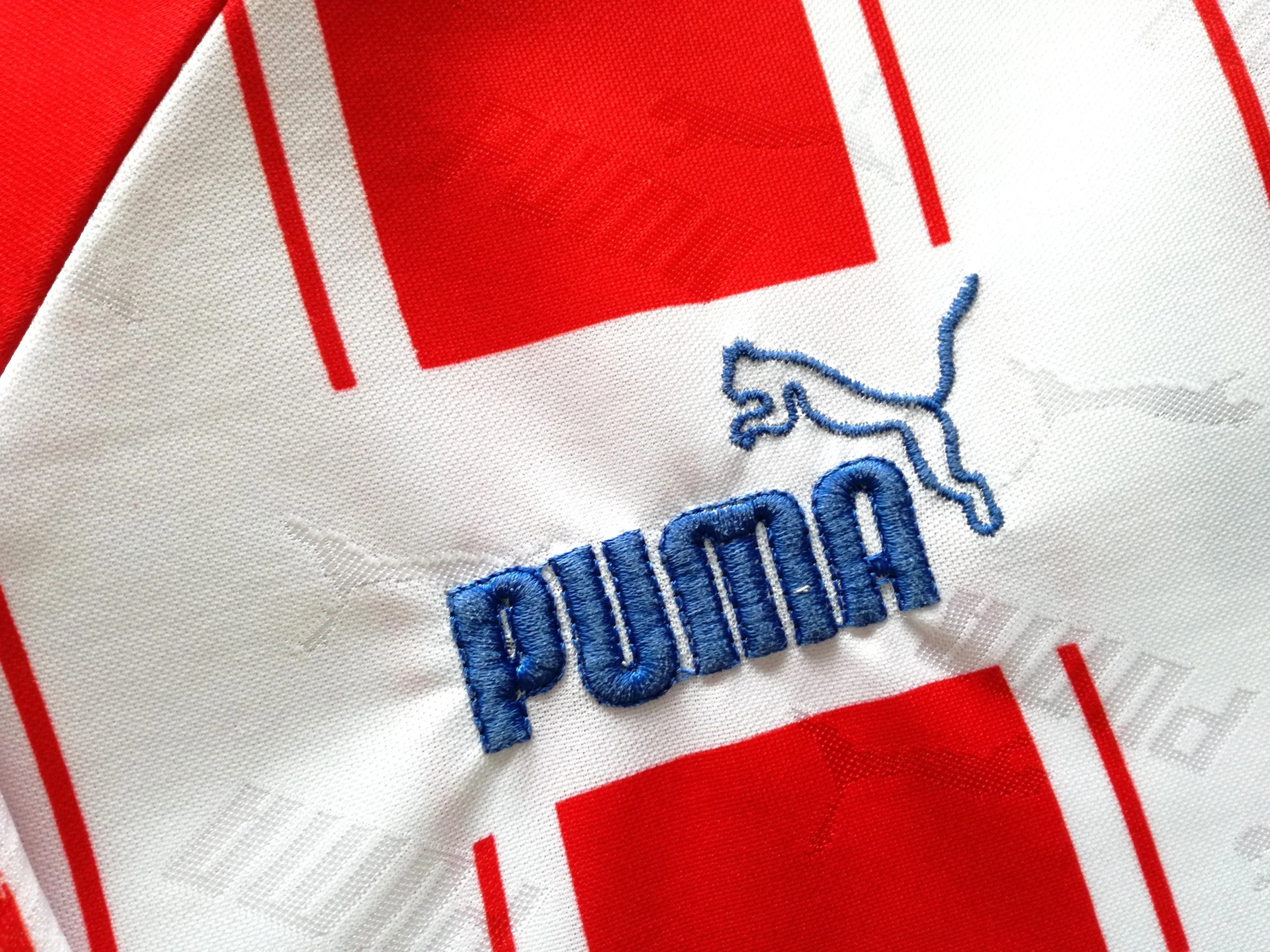 1994/95 Atlético Madrid Home Football Shirt #5 (L) - Image 6