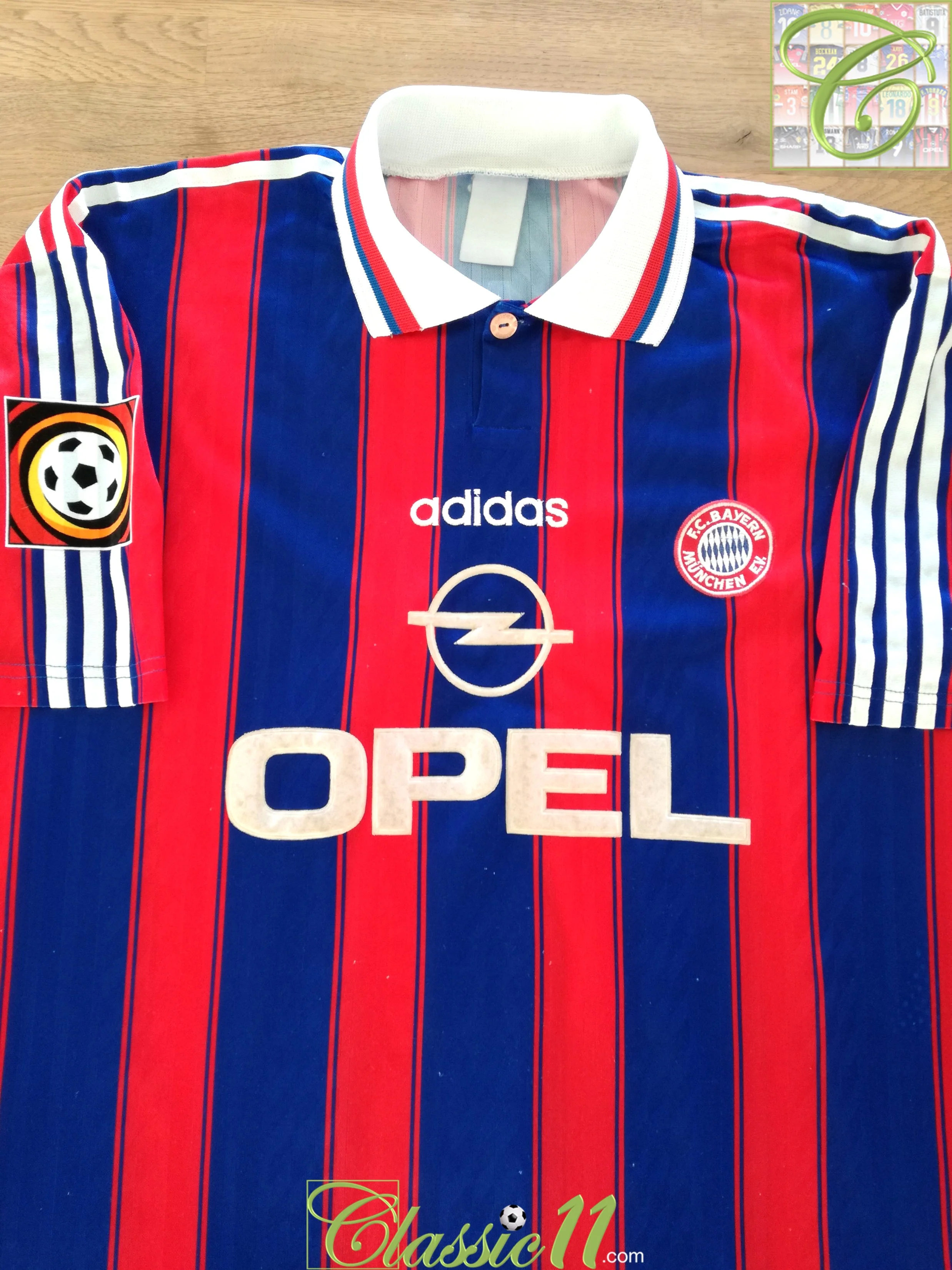 1995/96 Bayern Munich Home Bundesliga Football Shirt (XL) - Image 11