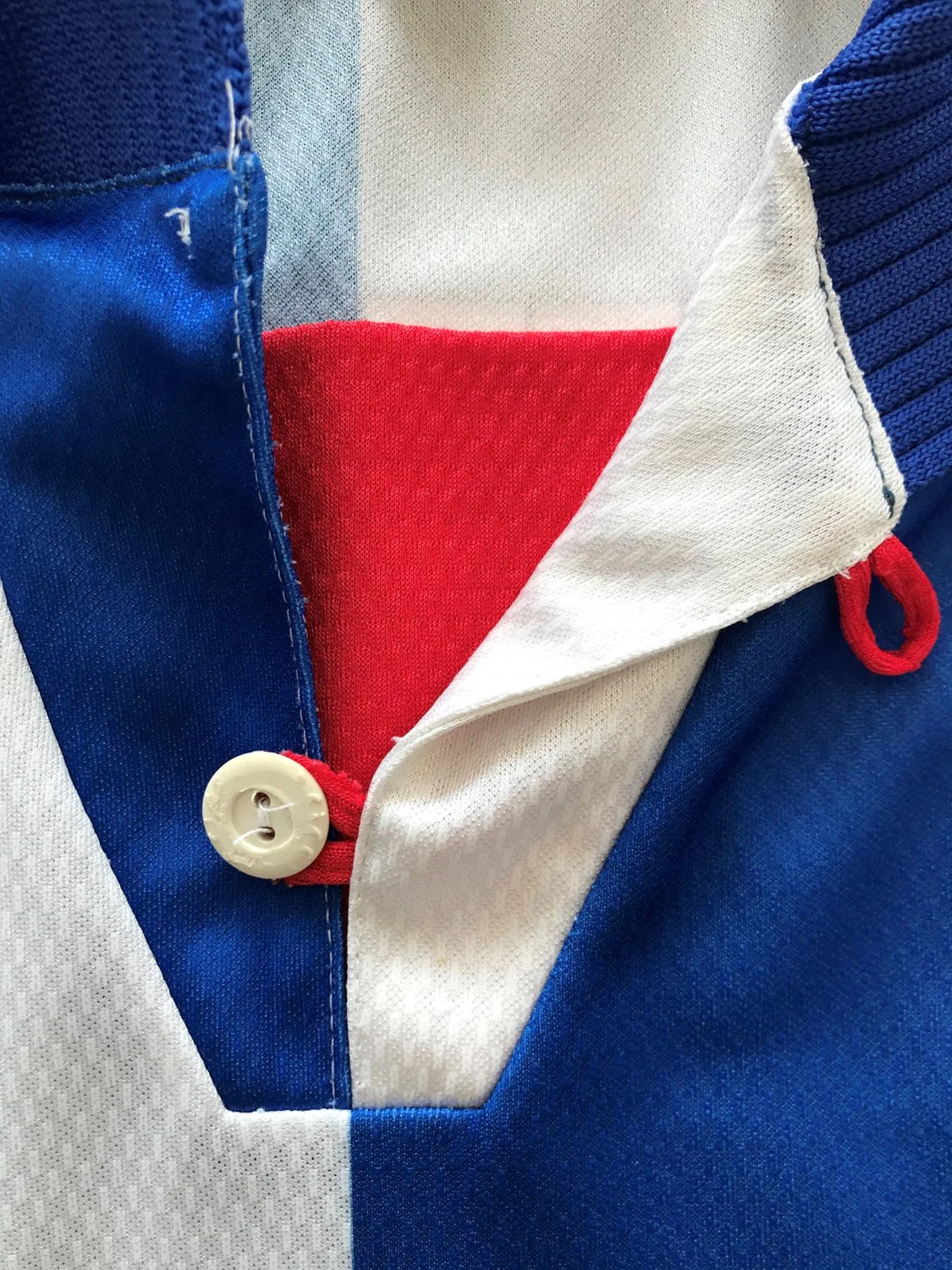 1995/96 Blackburn Rovers Home Premier League Football Shirt Hendry #5 (XL) - Image 7