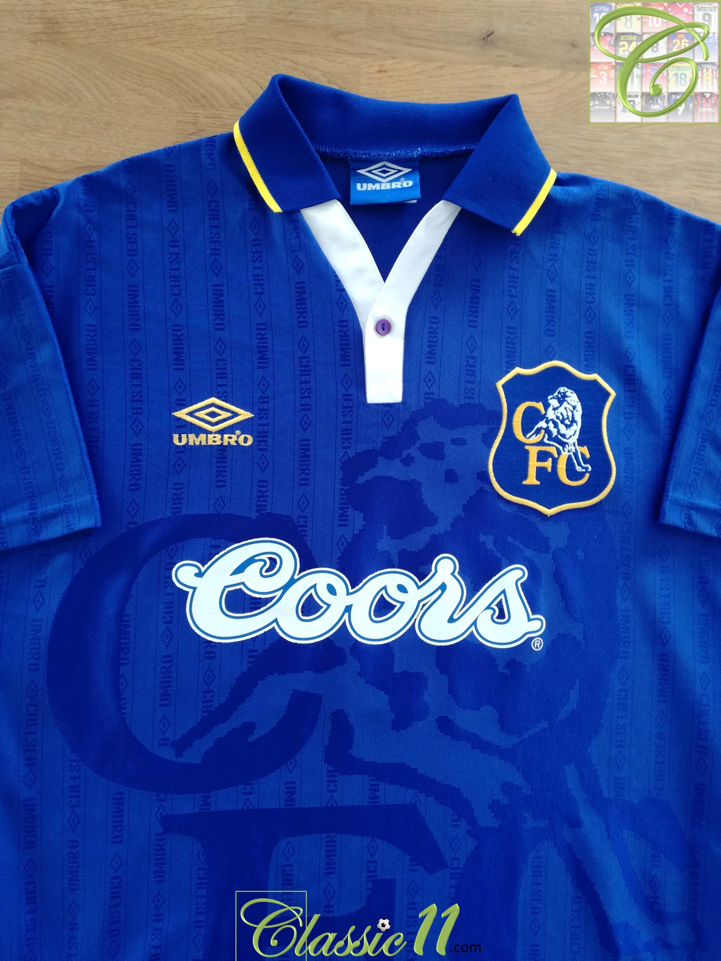 1995/96 Chelsea Home Football Shirt (L)