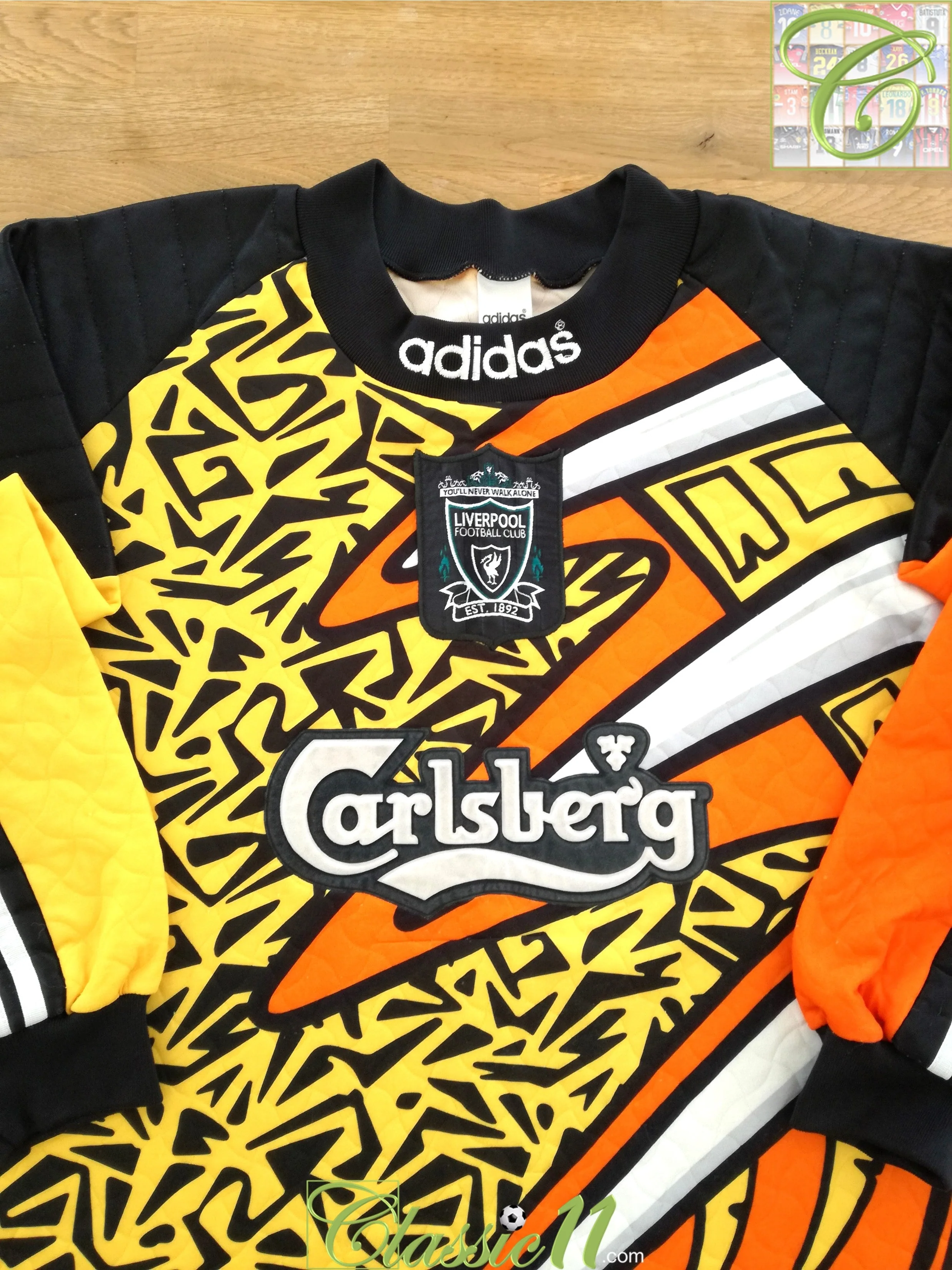 1995/96 Liverpool GK Football Shirt (S)