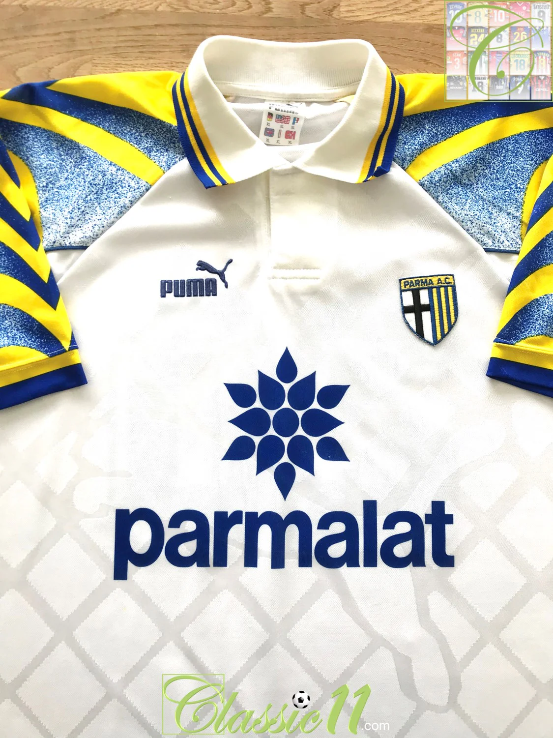 1995/96 Parma Home Football Shirt #20 (XL) - Image 2