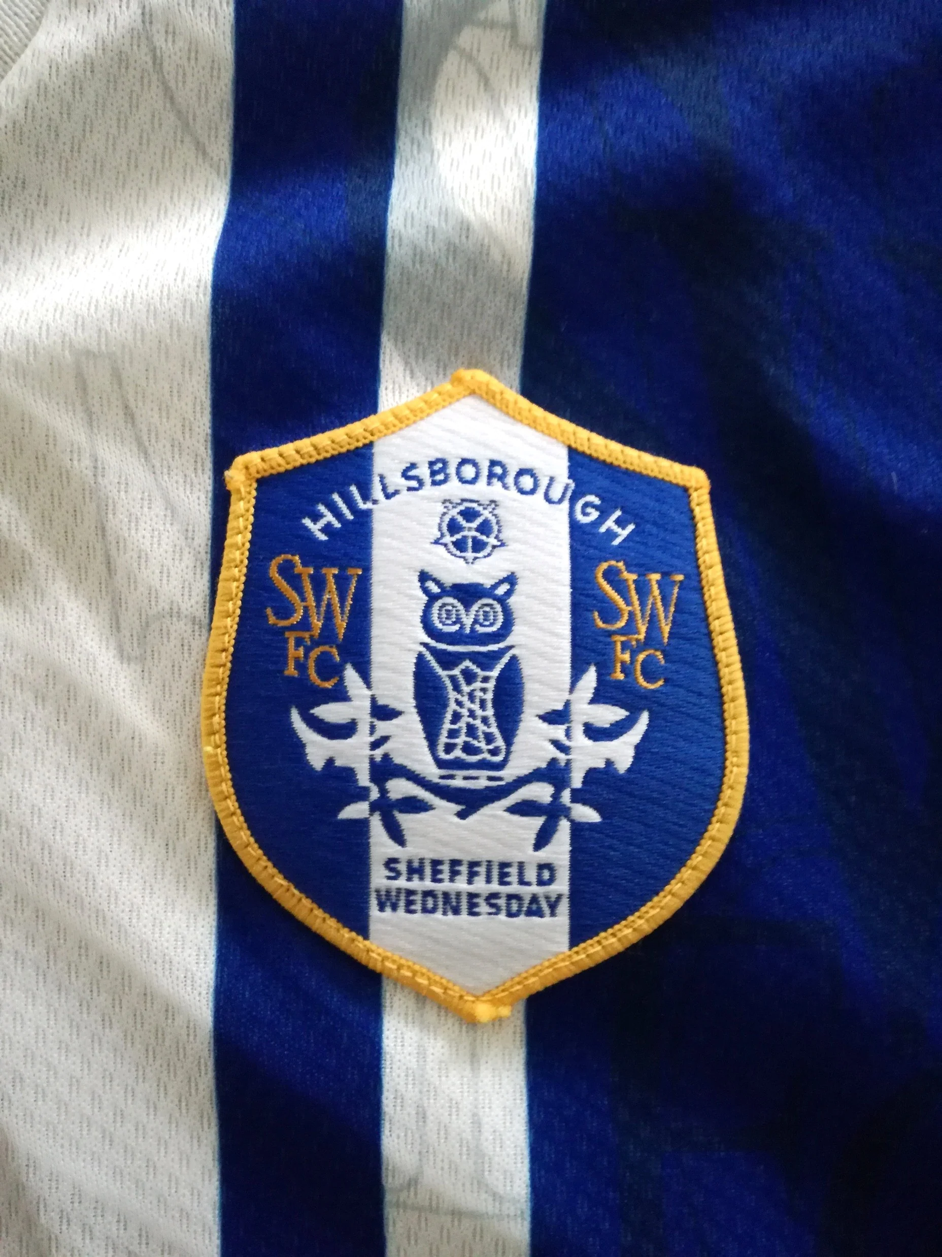 1995/96 Sheffield Wednesday Home Football Shirt (S) - Image 6