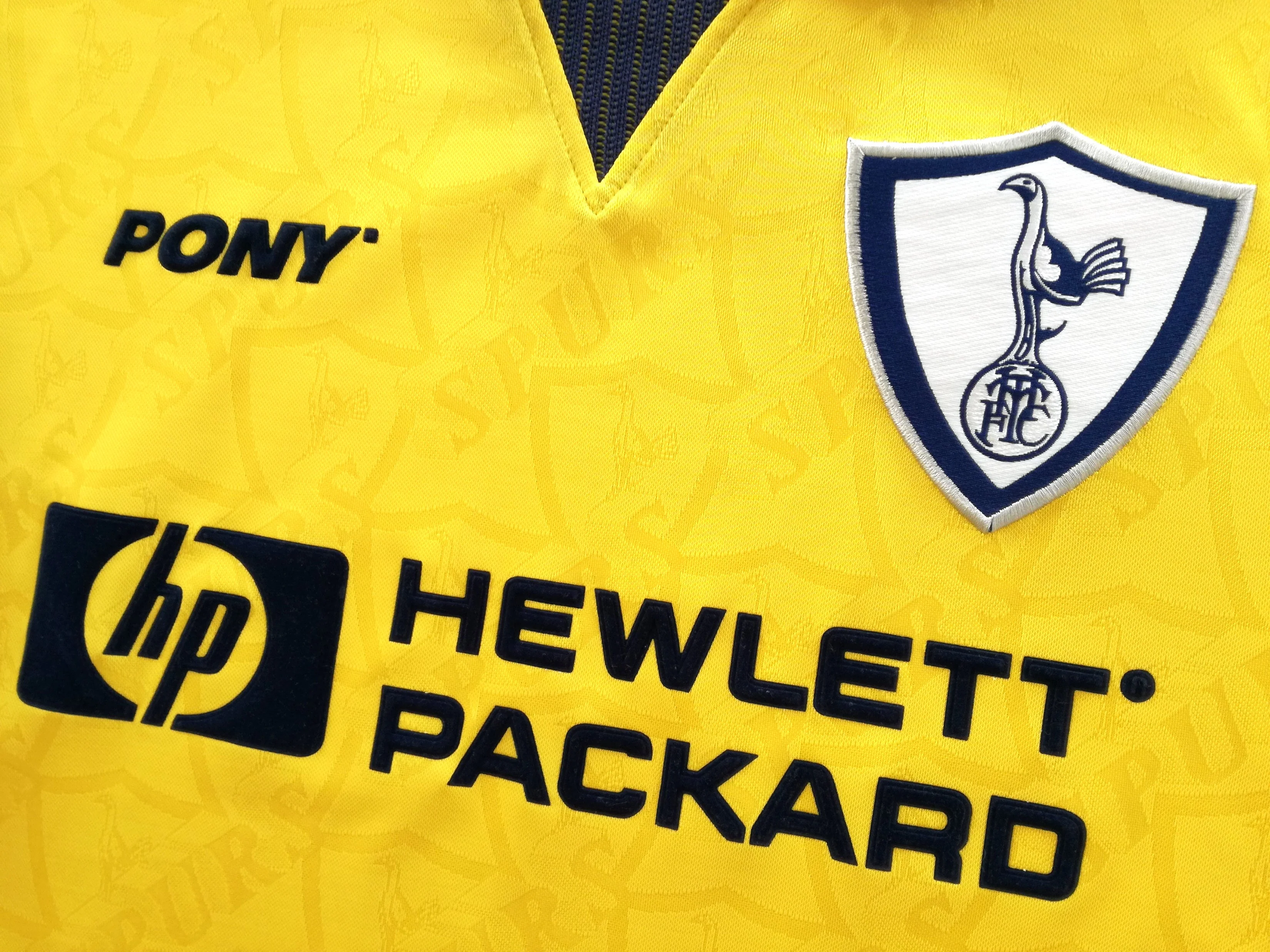 1995/96 Tottenham 3rd Premier League Football Shirt Vega #15 (L) - Image 4