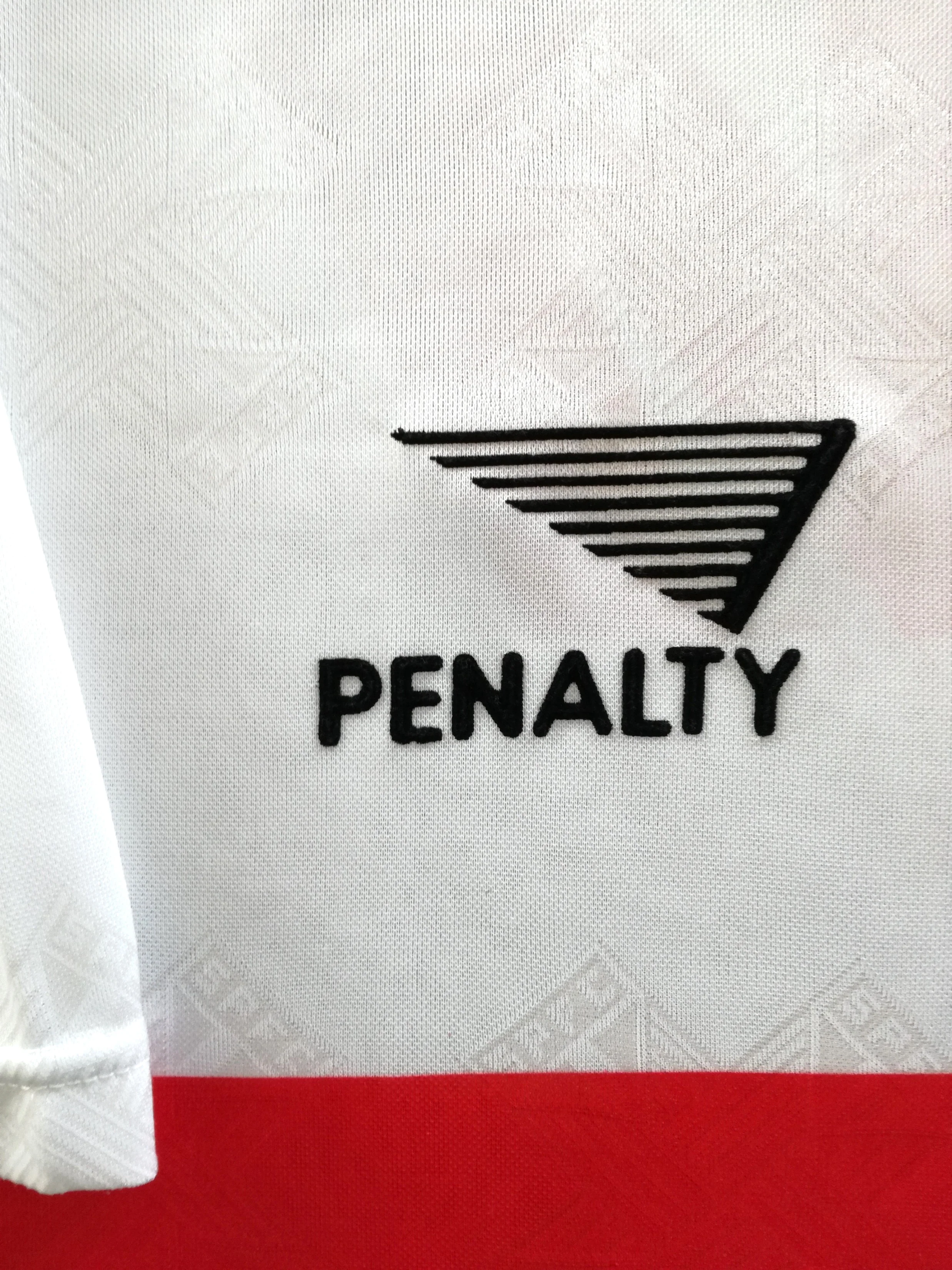 1995 Sao Paulo Home Football Shirt #9 (L) - Image 6