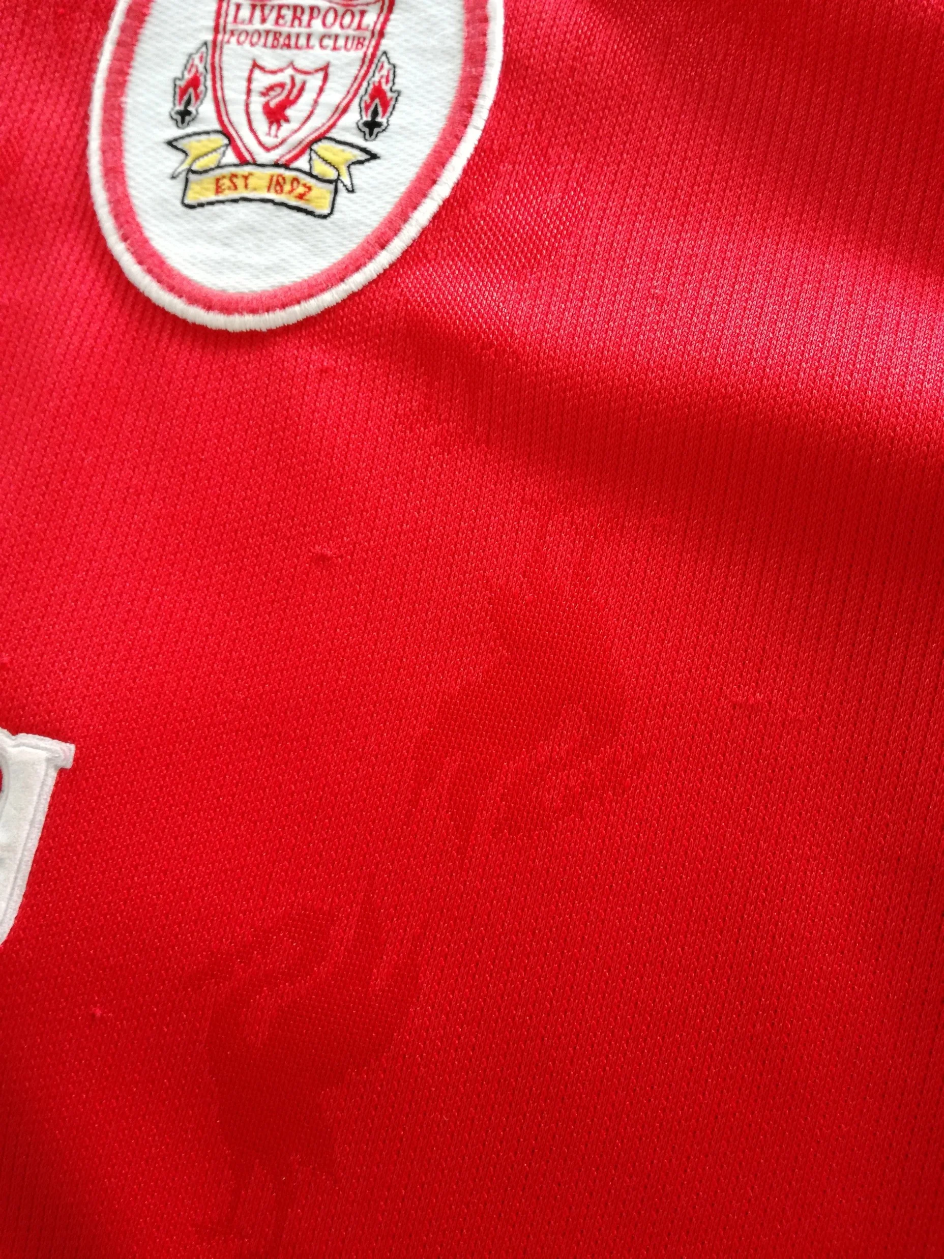 1996/97 Liverpool Home Football Shirt (Kids) - Image 6