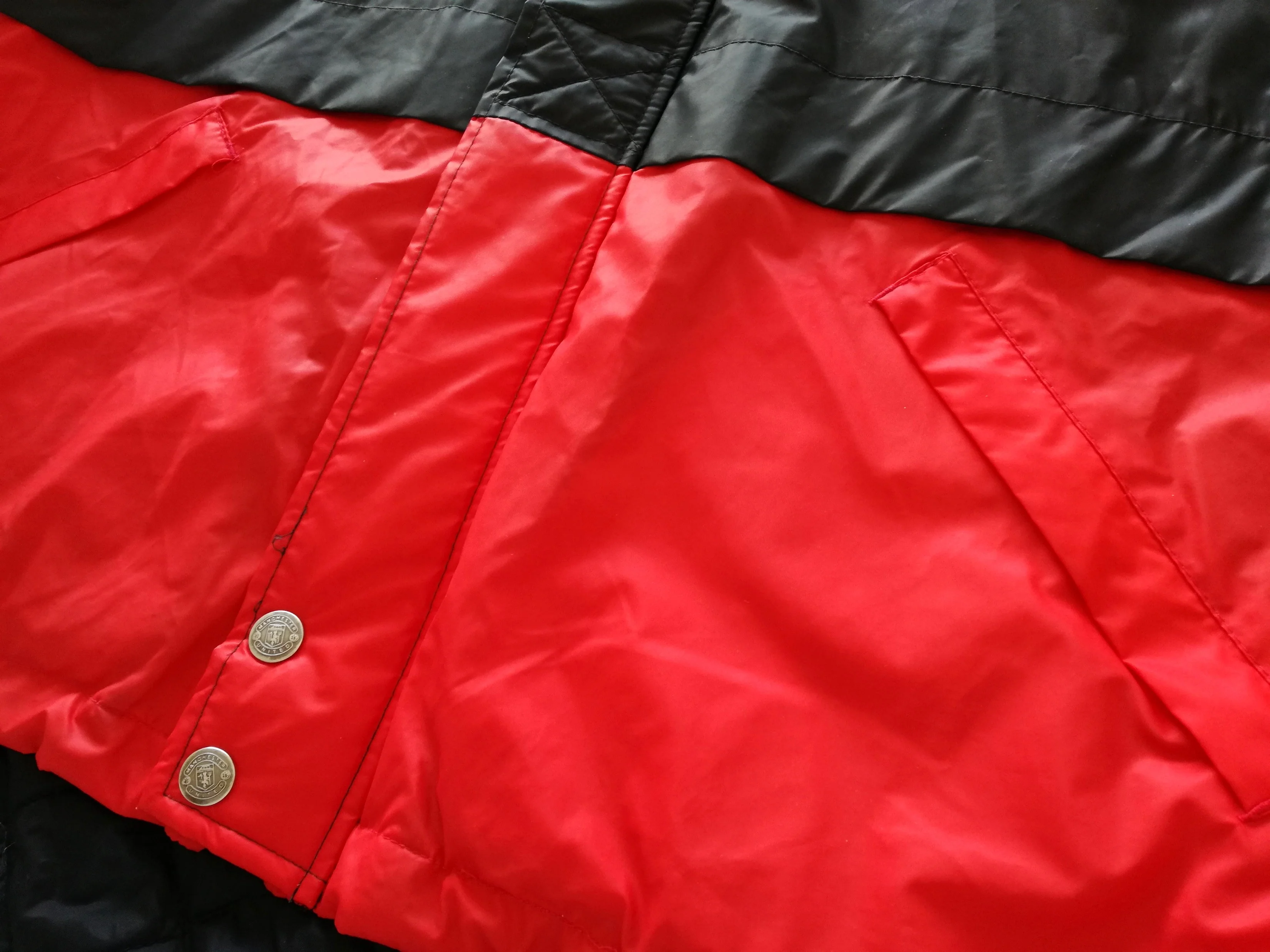 1996/97 Man Utd Padded Jacket (L) - Image 8
