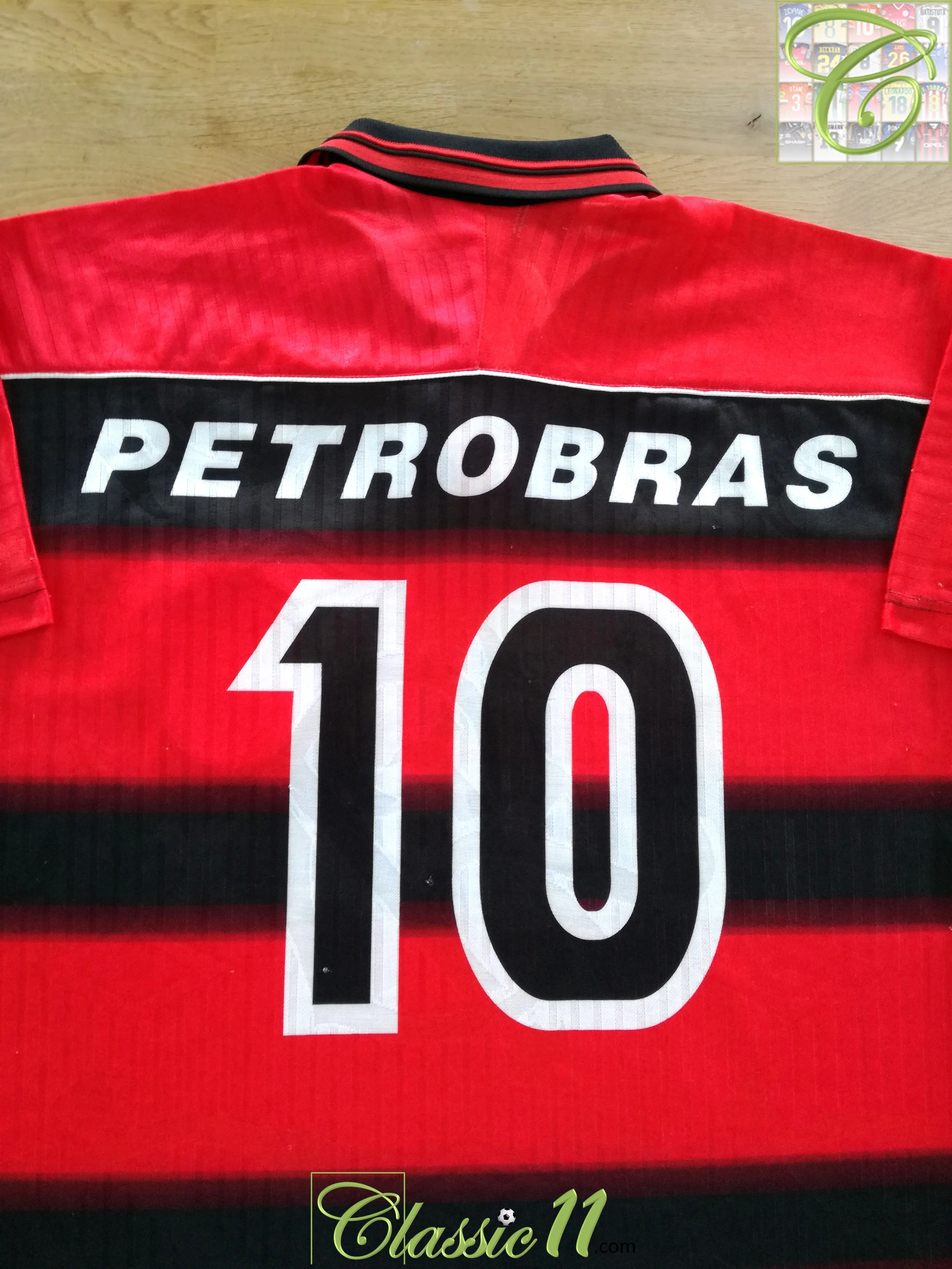 1997/98 Flamengo Home Football Shirt #10 (L)