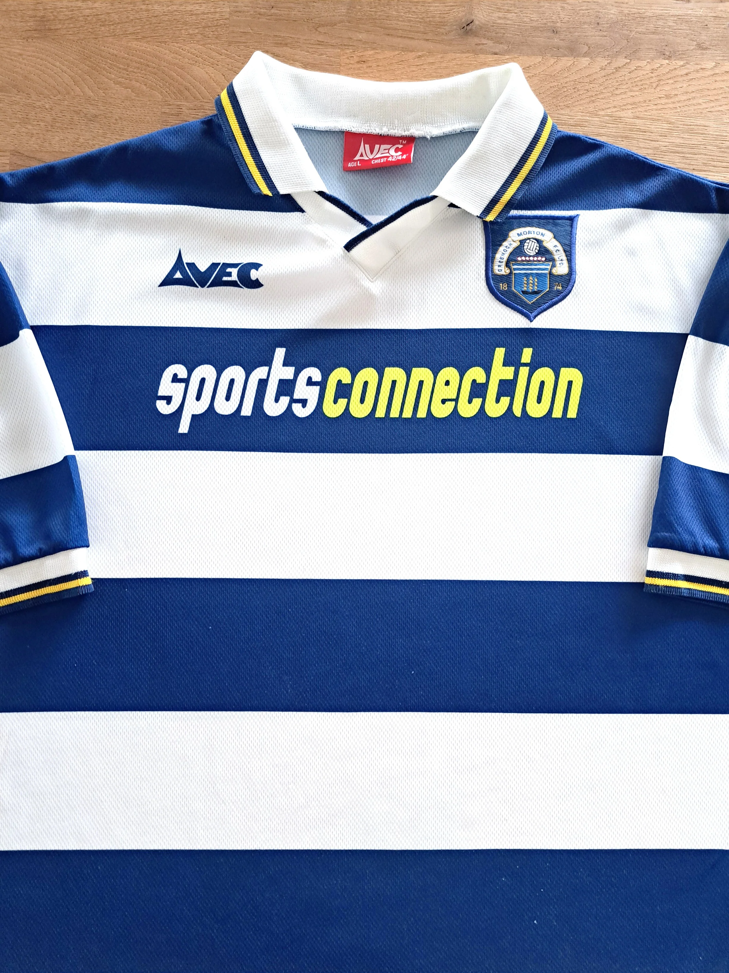 1997/98 Greenock Morton Home Football Shirt (L)