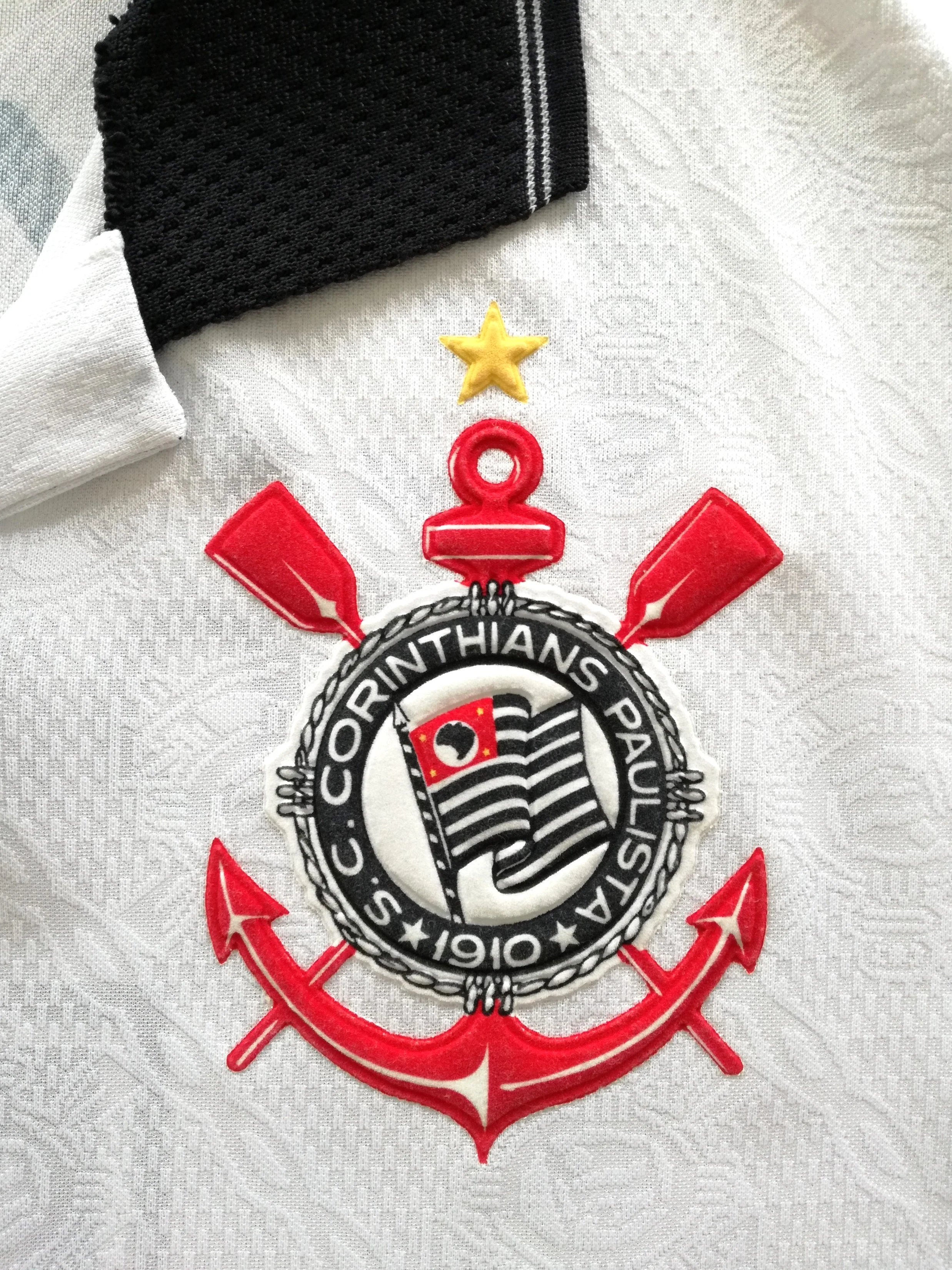 1997 Corinthians Home Football Shirt #7 (Marcelinho Carioca) (M) - Image 3