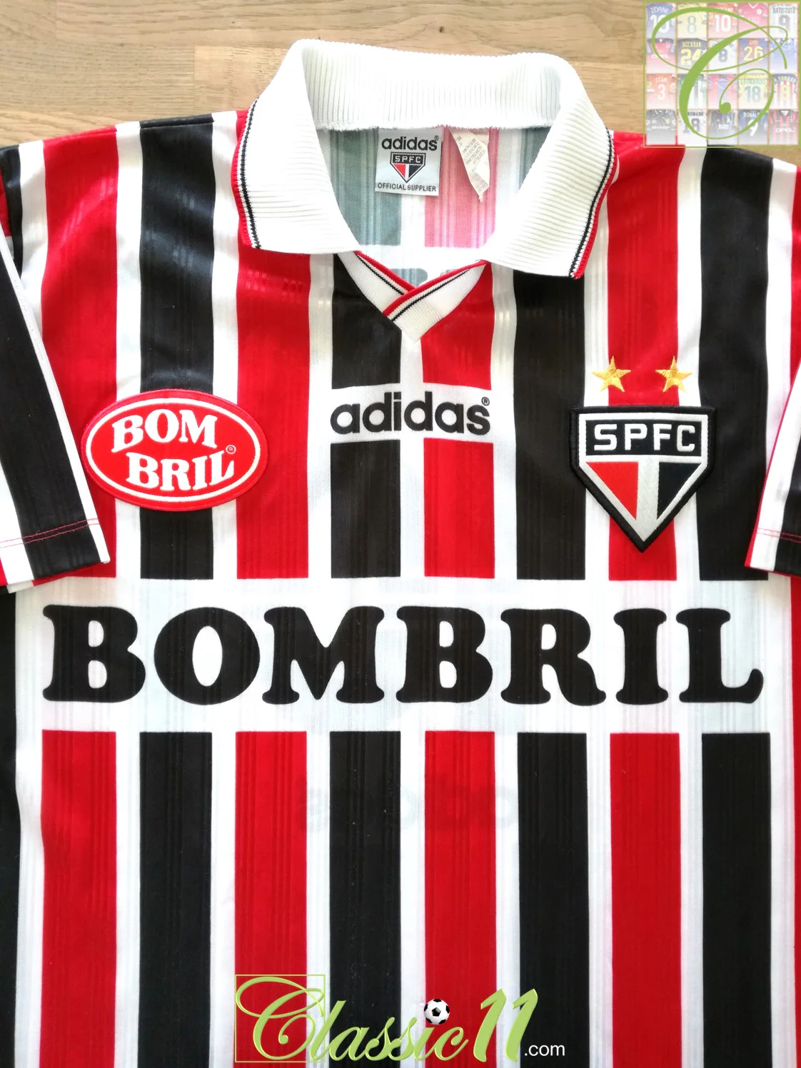 1997 Sao Paulo Away Football Shirt #10 (L) - Image 2