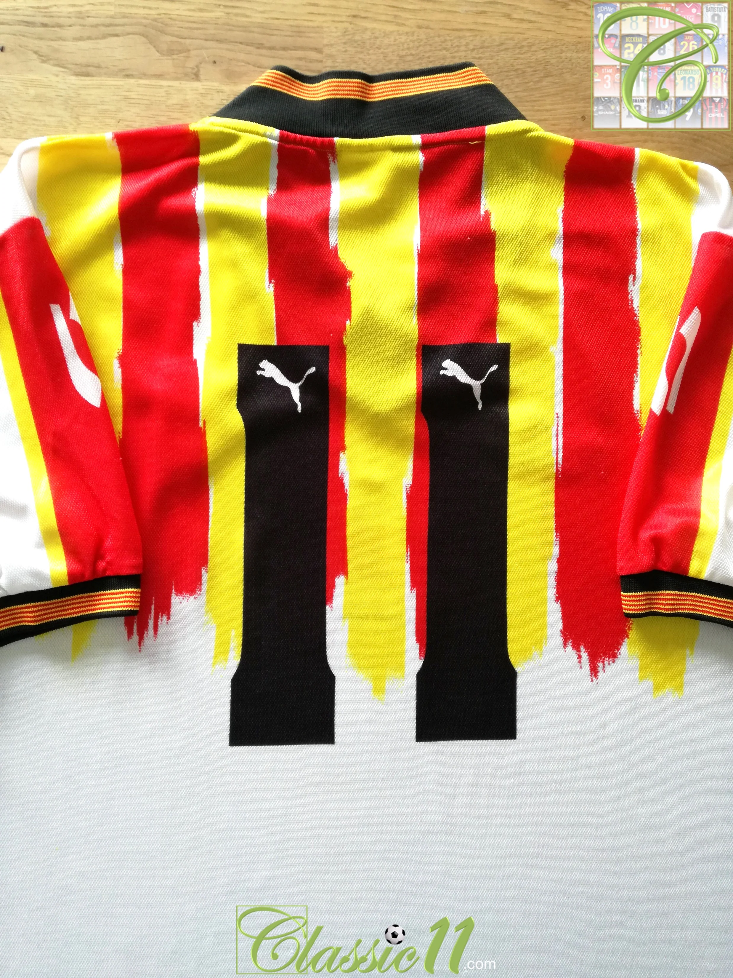 1998/99 Catalonia Home Player Issue Football Shirt + Shorts #11 (L)