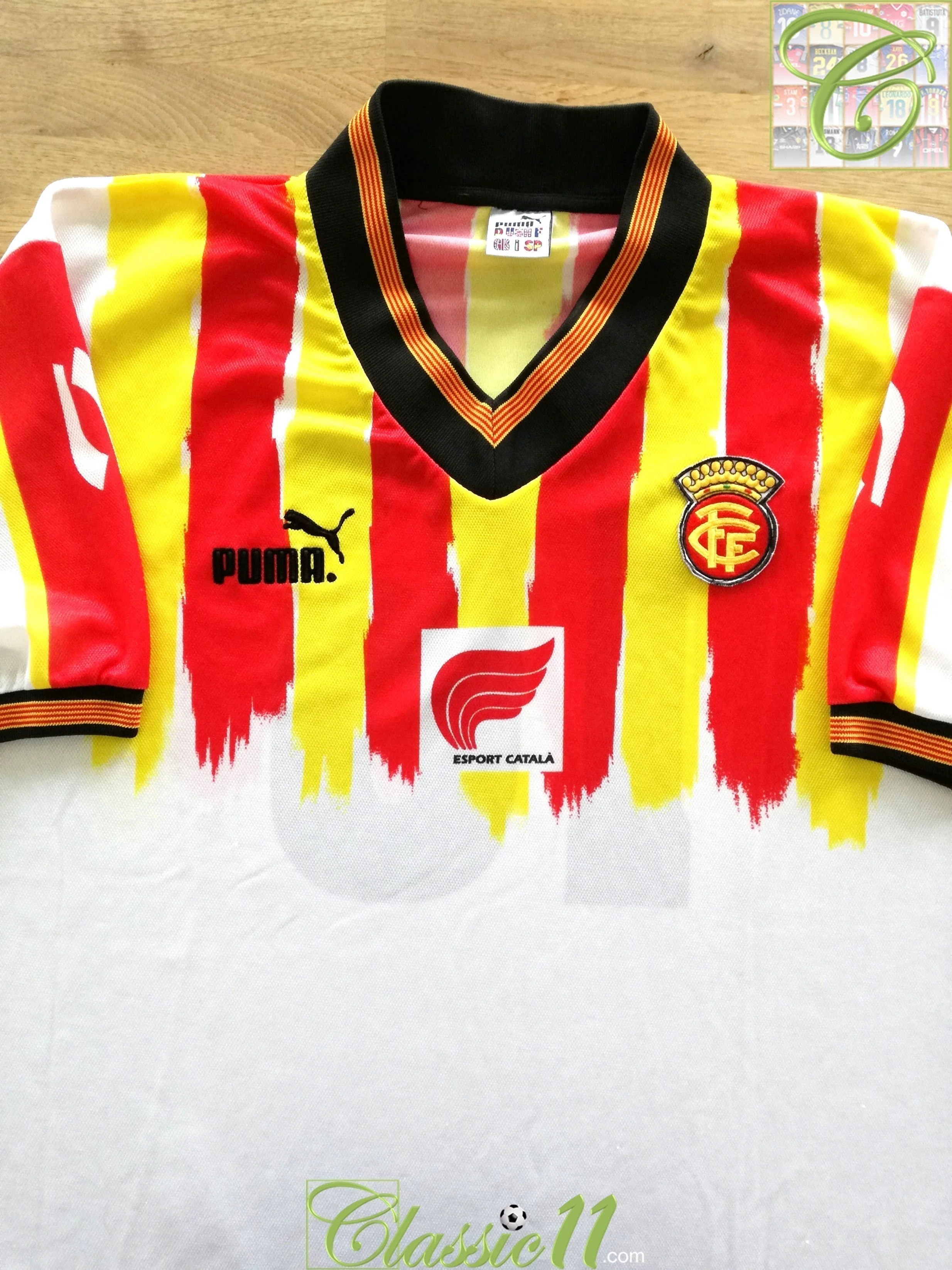 1998/99 Catalonia Home Player Issue Football Shirt + Shorts #20 (L) - Image 2