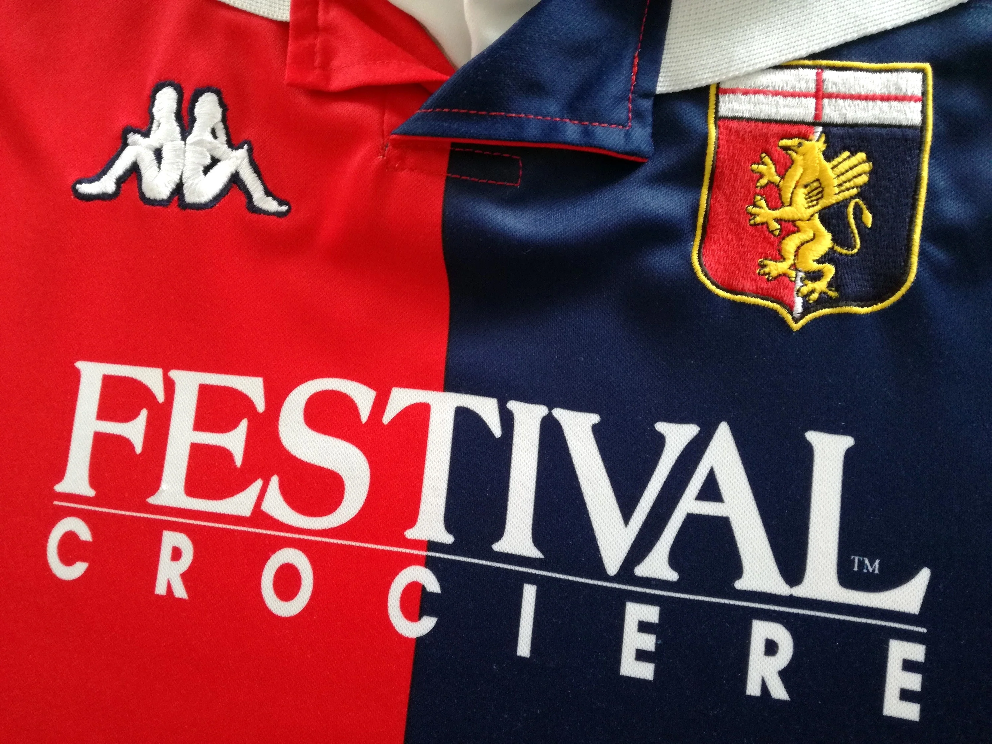 1998/99 Genoa Home Football Shirt (XXL) - Image 3