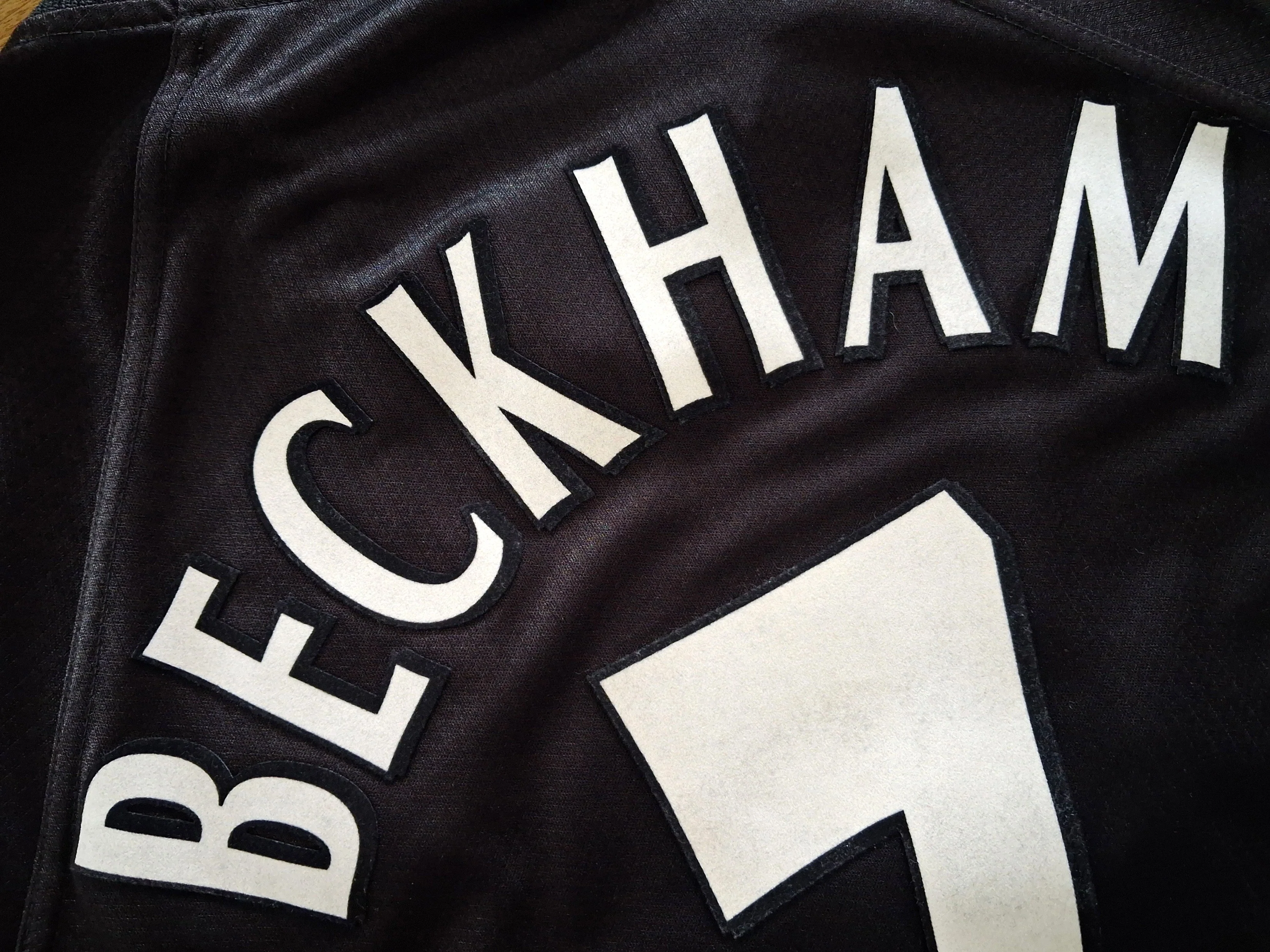 1998/99 Man Utd 3rd Premier League Football Shirt Beckham #7 (L) - Image 6