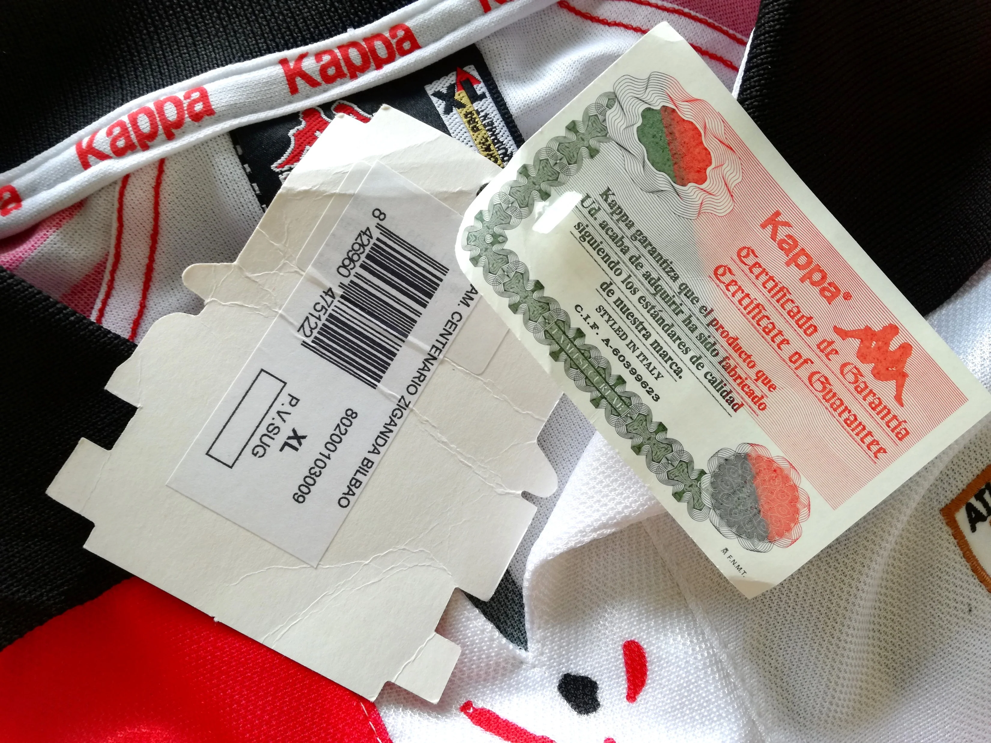 1998 Athletic Bilbao Home Centenary Football Shirt Ziganda #9 (XL) *BNWT* - Image 5