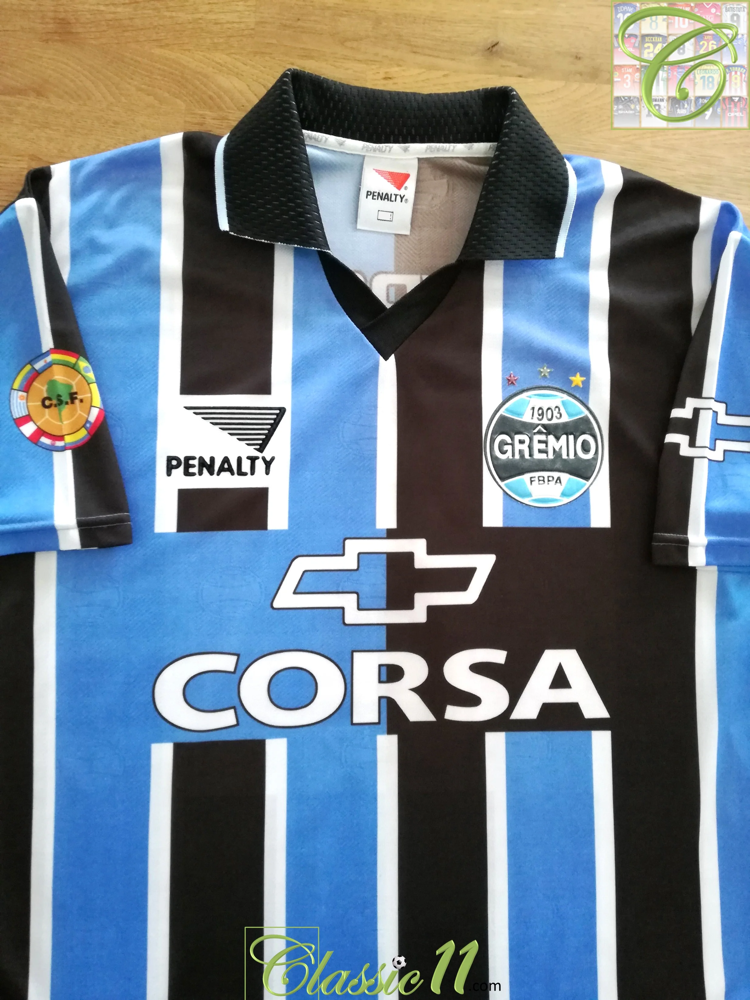 1998 Gremio Home Football Shirt #6 (XL) - Image 2