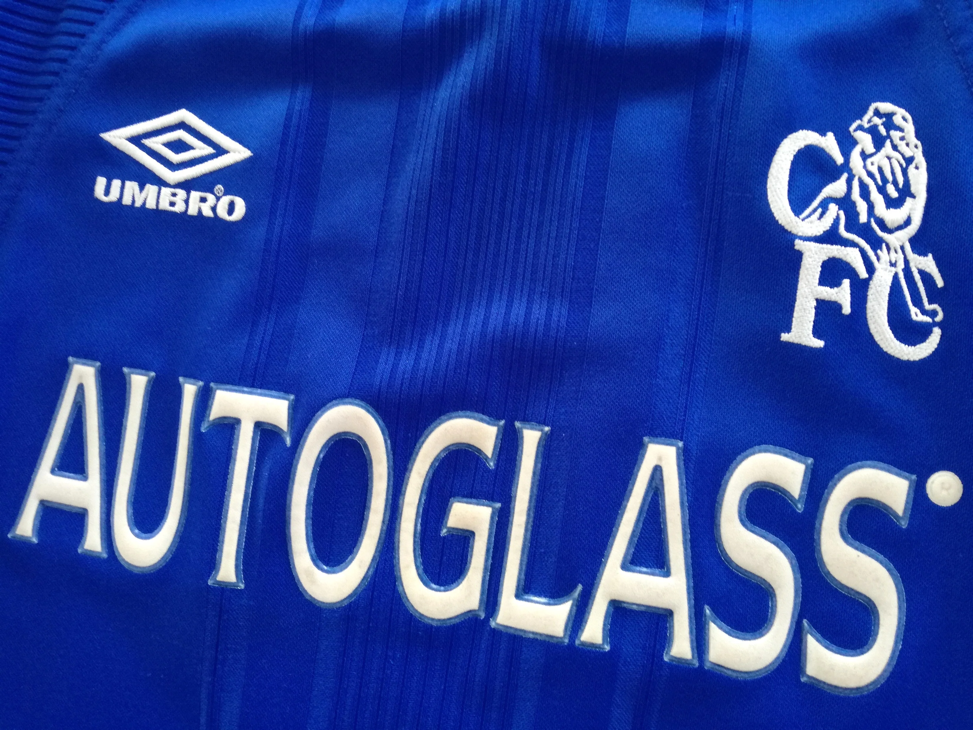 1999/00 Chelsea Home Premier League Football Shirt Zola #25 (L) - Image 6