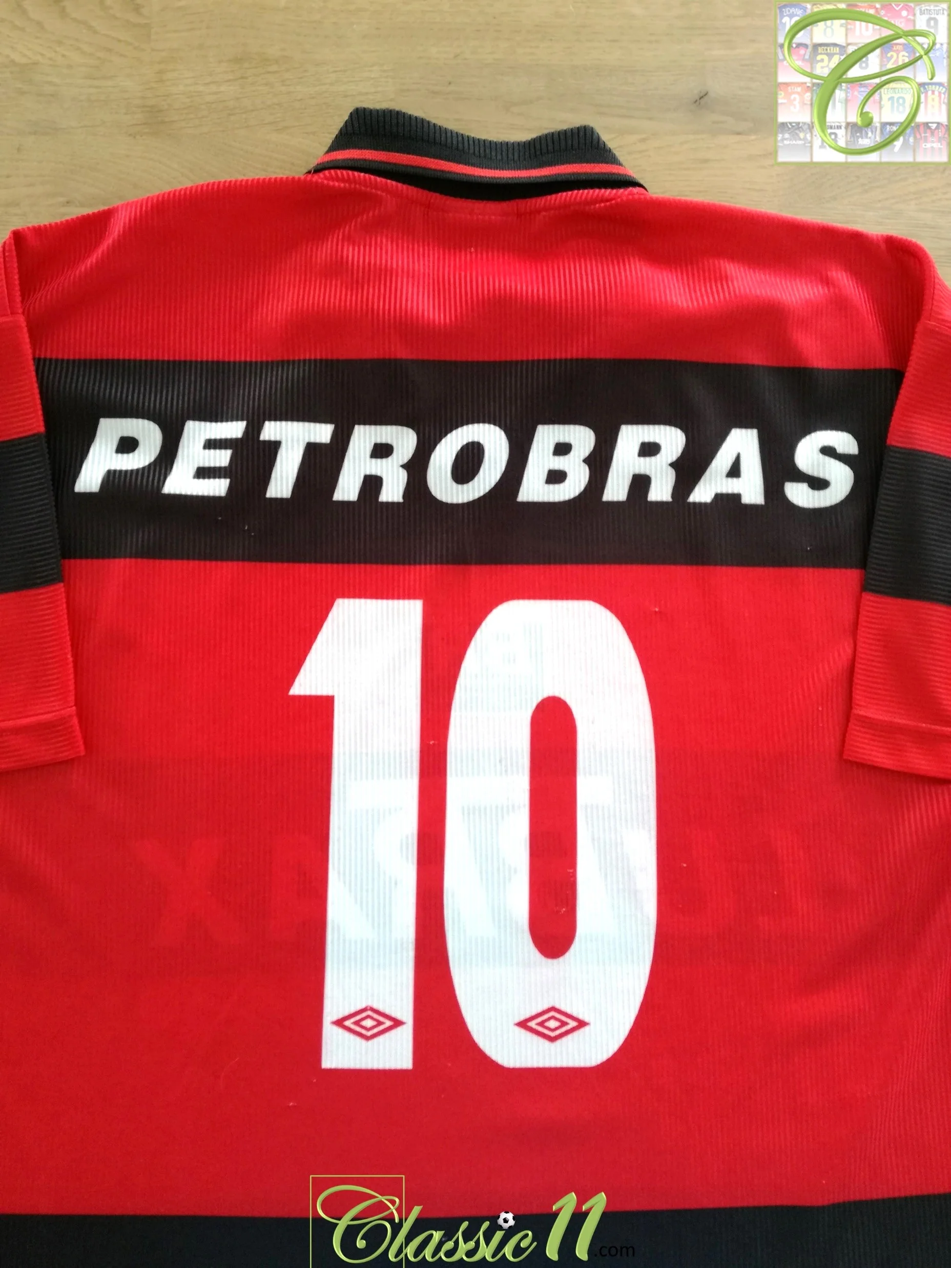 1999 Flamengo Home Football Shirt (Iranildo) #10 (L)