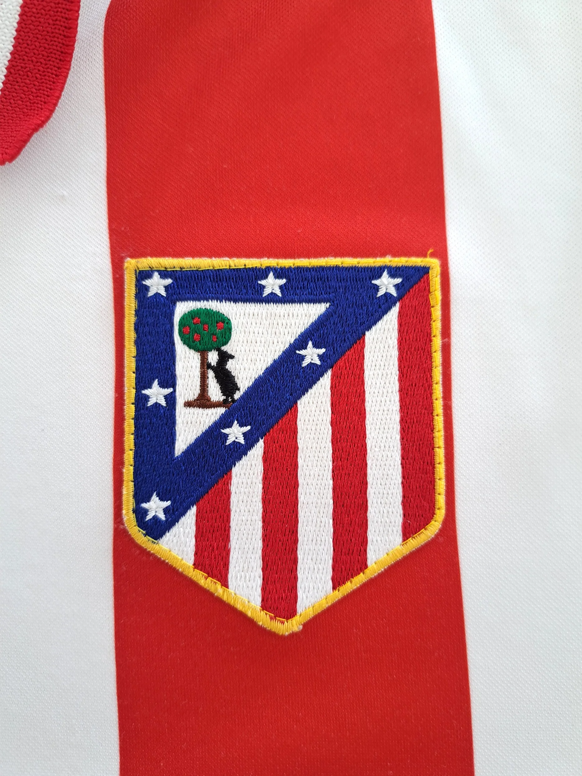 2000/01 Atlético Madrid Home La Liga Football Shirt (M) - Image 4