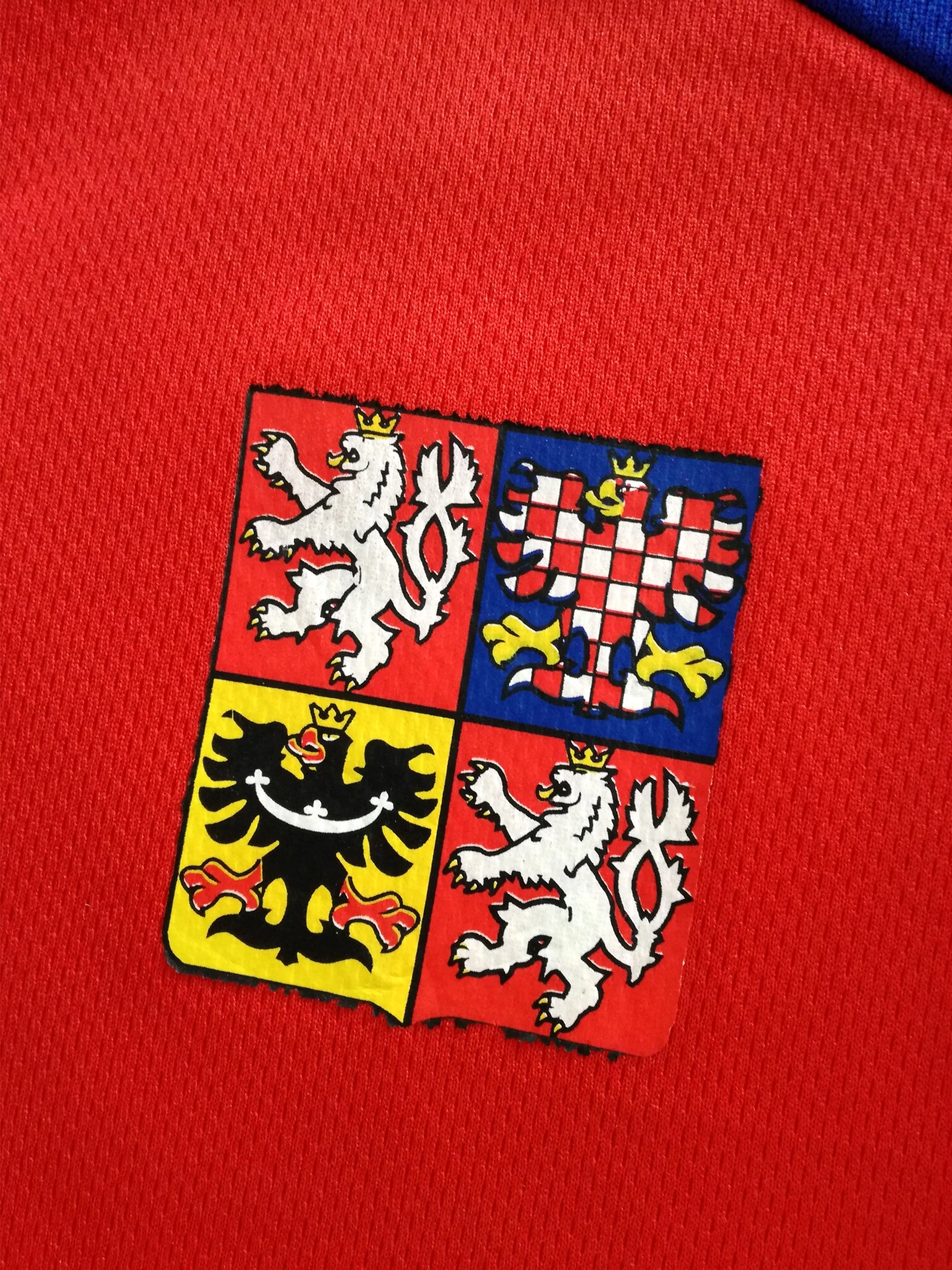 2000/01 Czech Republic Home Player Issue Football Shirt Nedved #4 (M) - Image 3