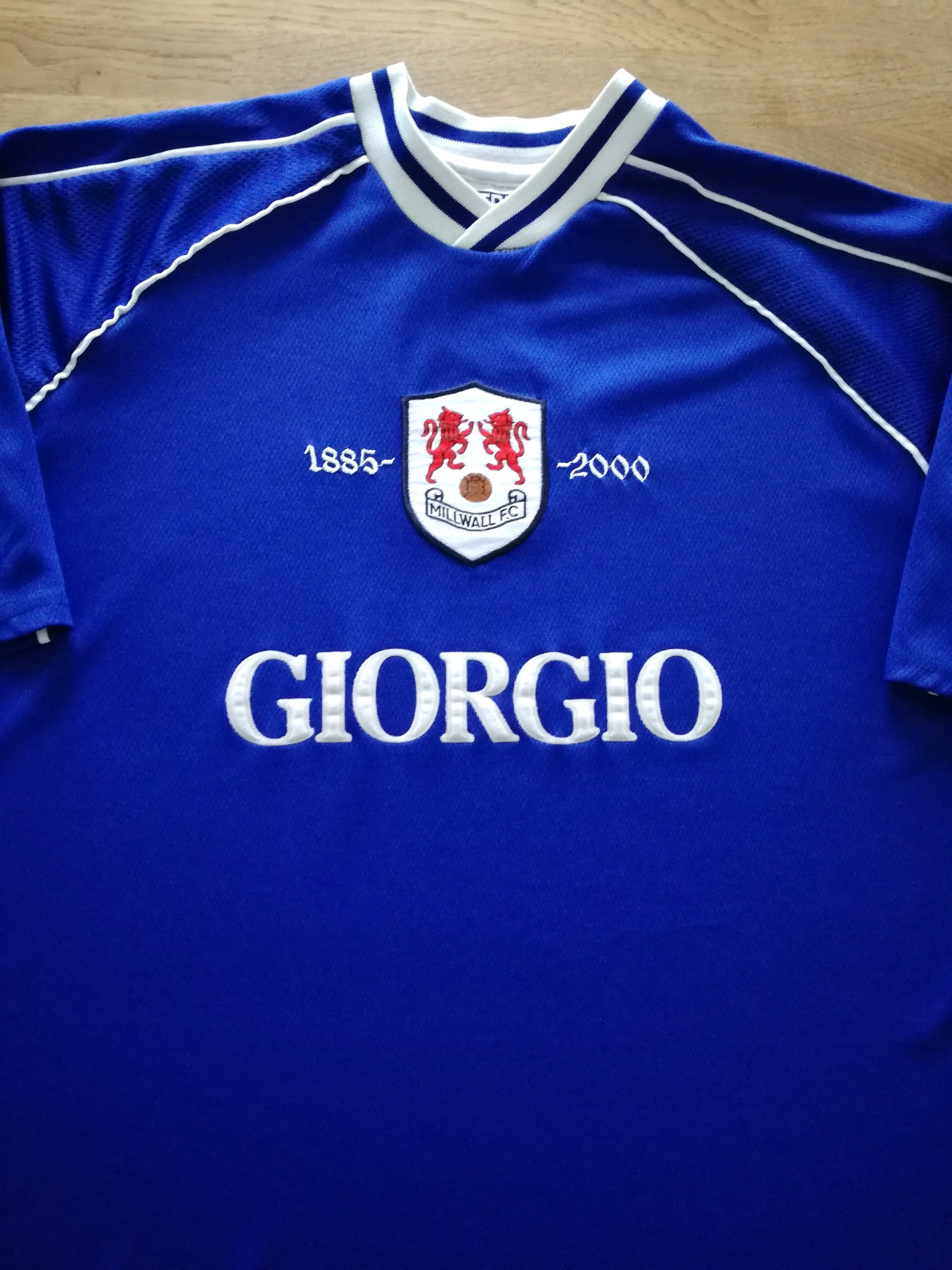 2000/01 Millwall Home '115th Anniversary' Football Shirt (L)