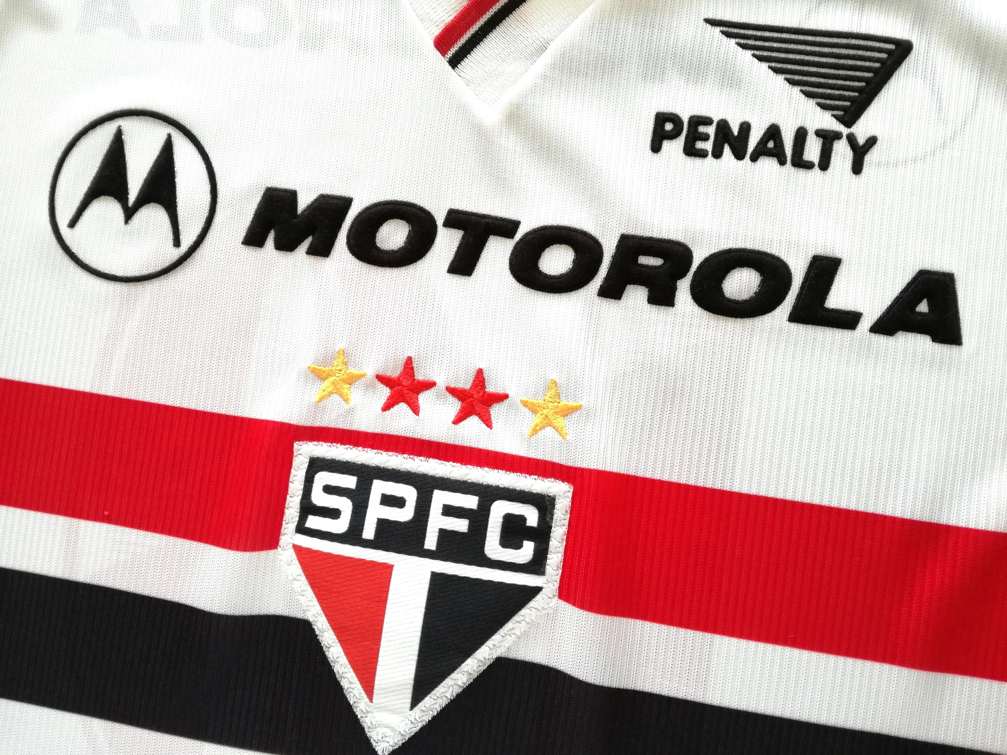1999 Sao Paulo Home Football Shirt (Raí) #10 (L) - Image 4