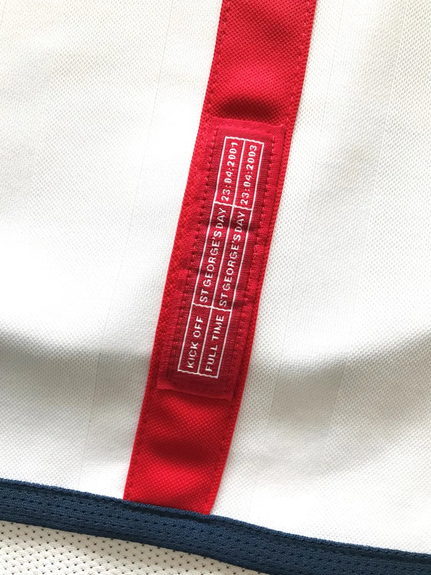 2001/02 England Home Football Shirt (M) - Image 6