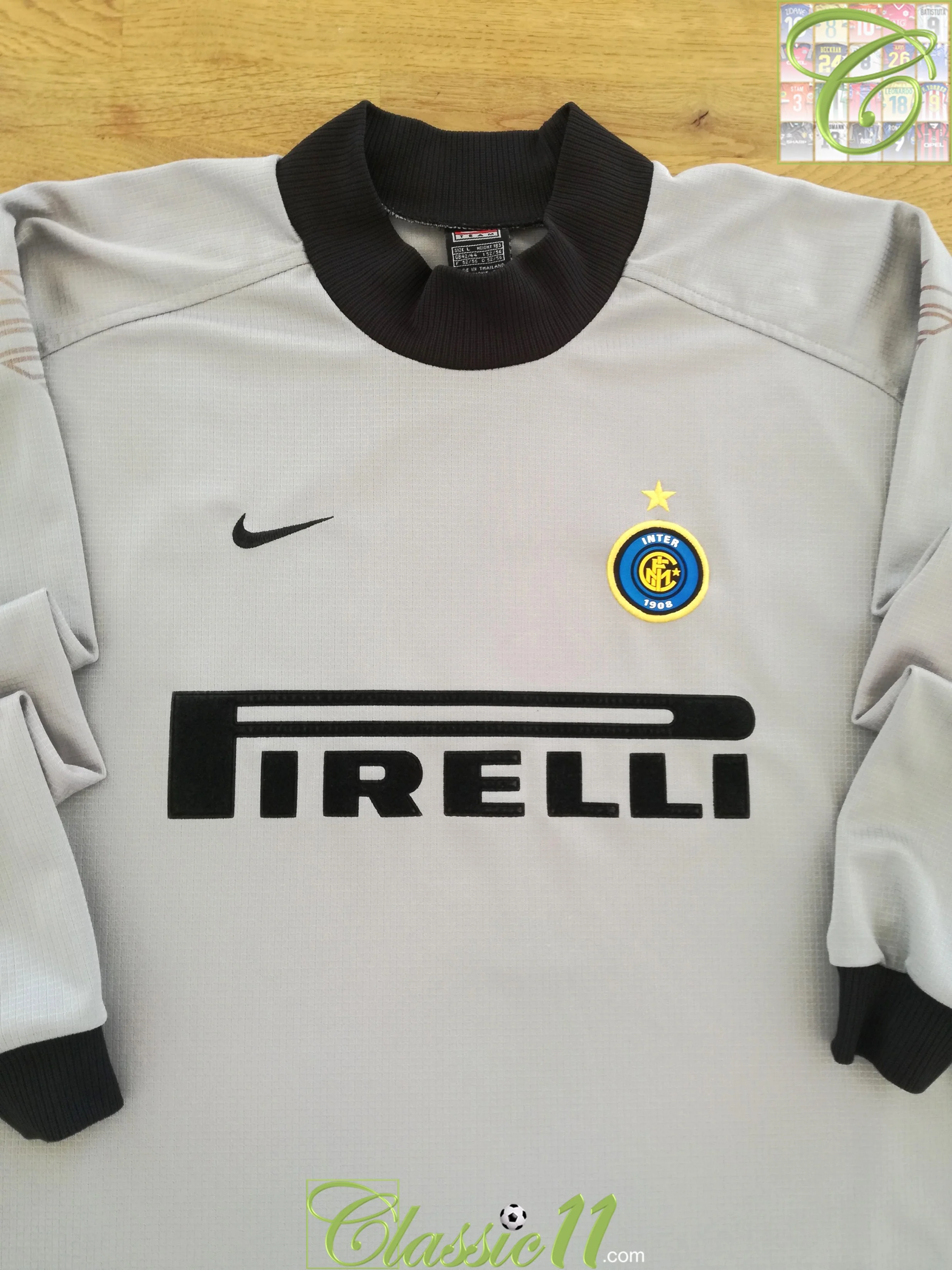 2001/02 Internazionale Goalkeeper Football Shirt #1 (L) - Image 2