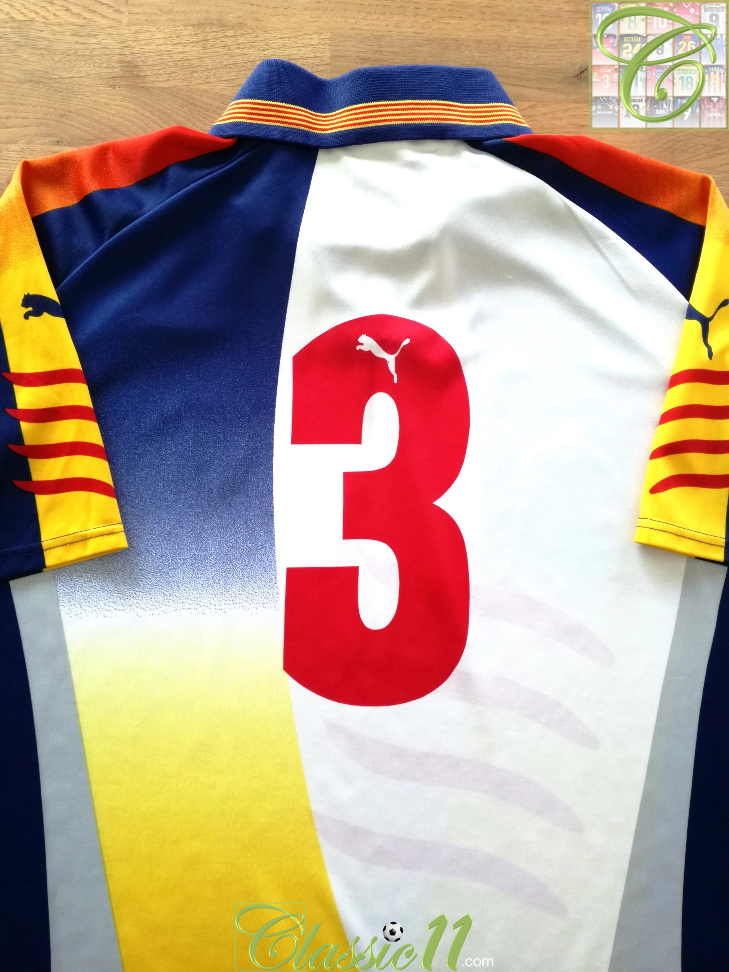 2002/03 Catalonia Home Player Issue Football Shirt + Shorts #3 (L)