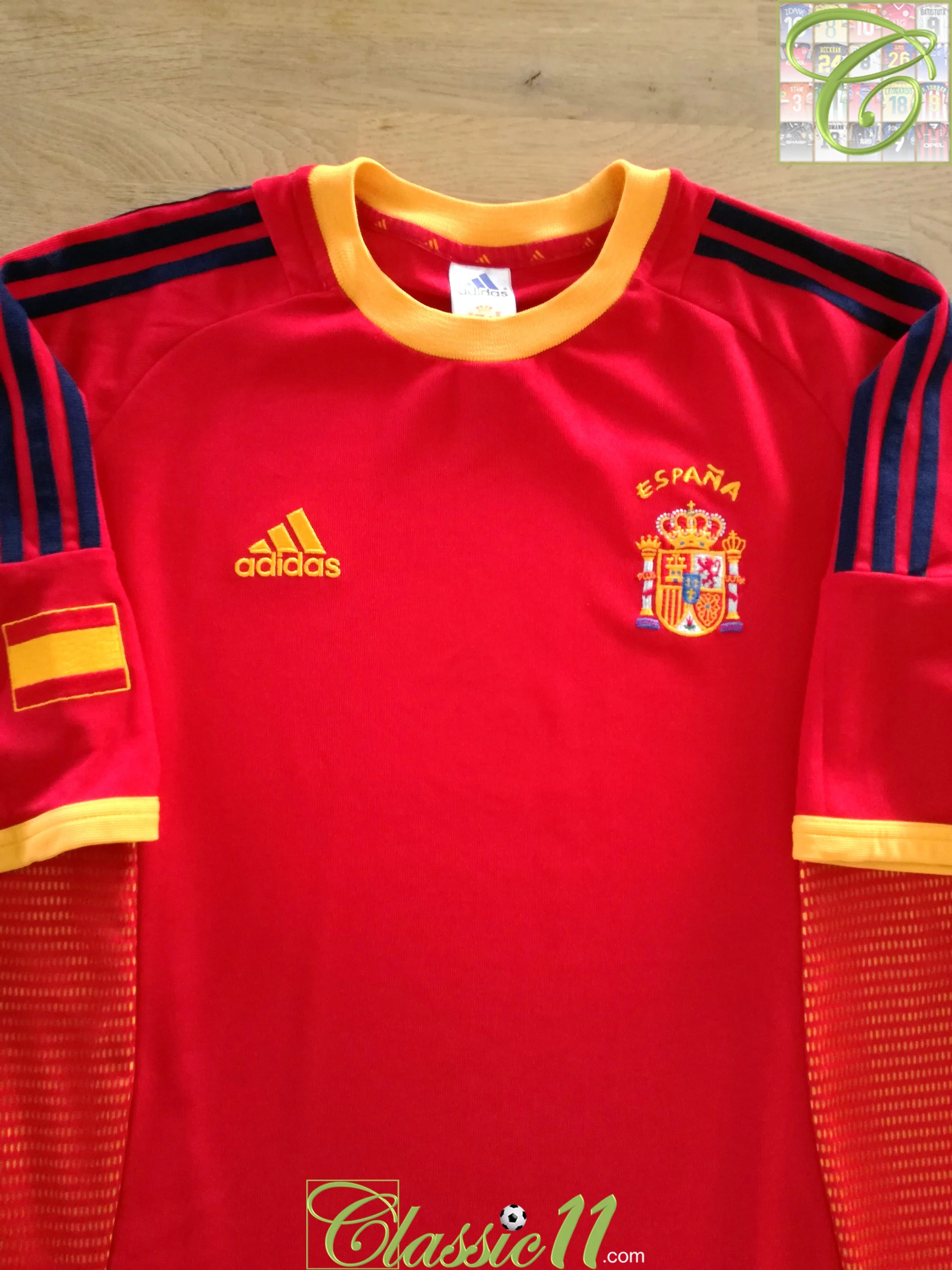 2002/03 Spain Home Football Shirt (XL)
