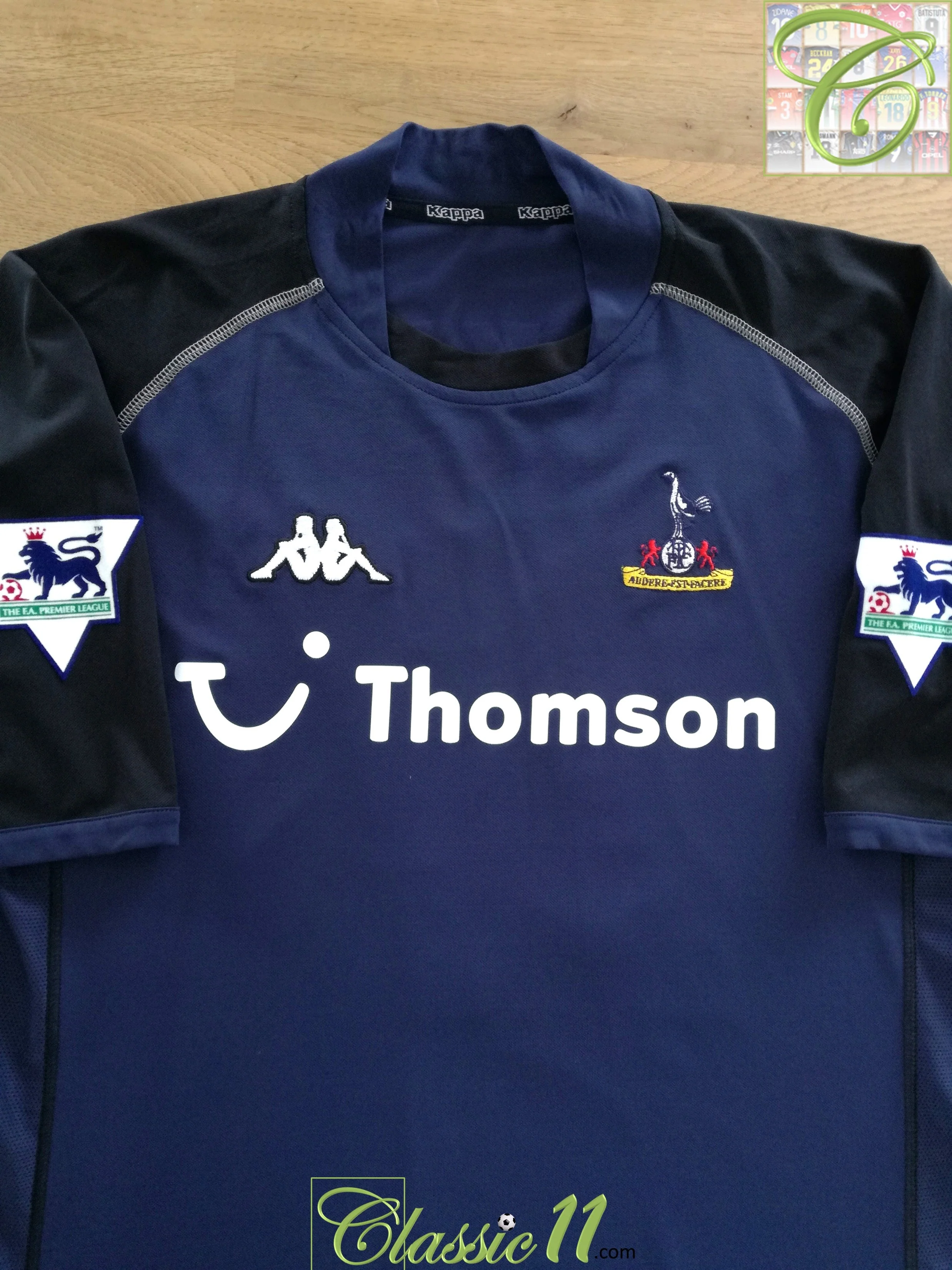 2002/03 Tottenham Away Premier League Football Shirt Blondel #20 (XL) - Image 2