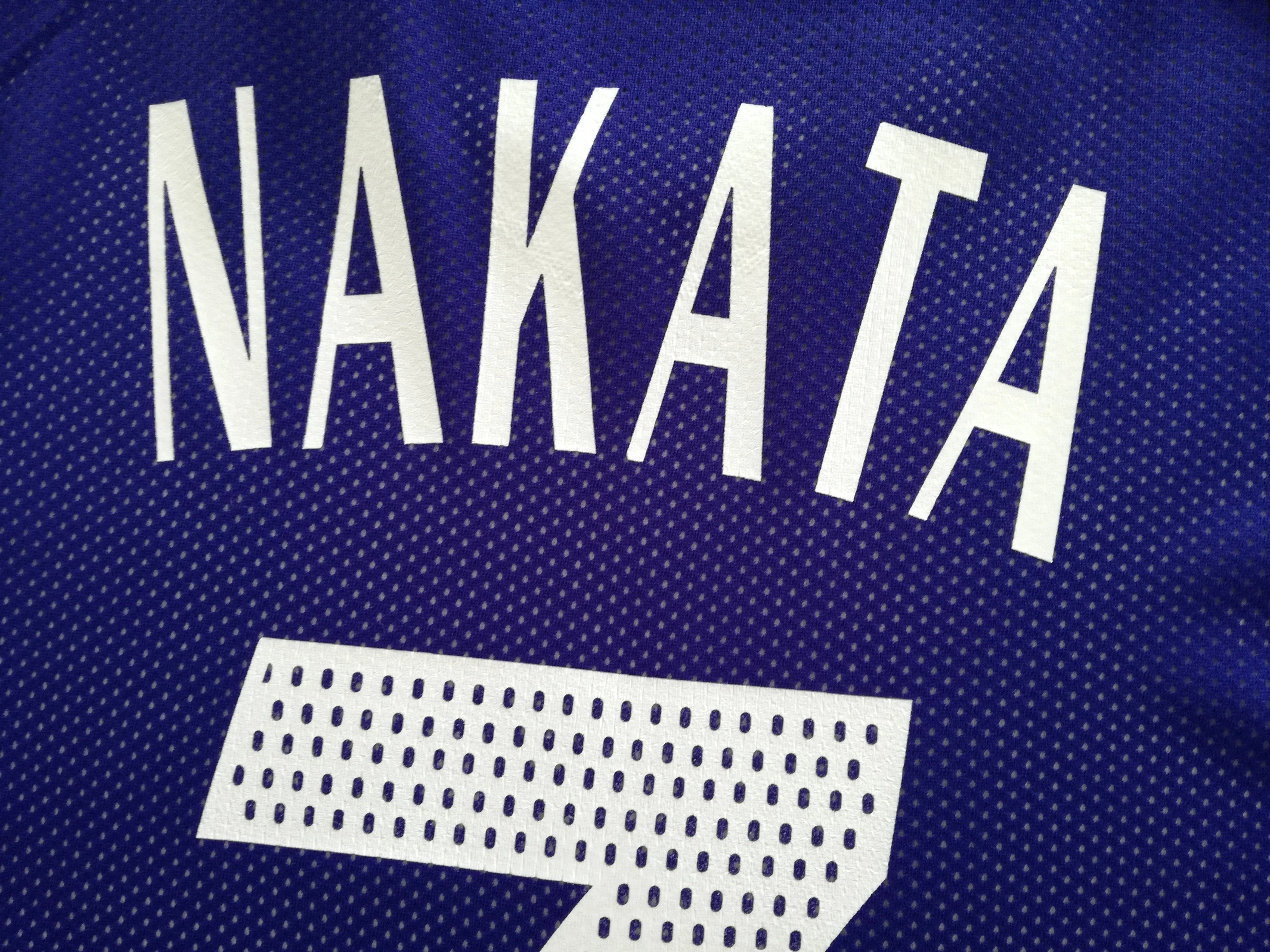 2002 Japan Home World Cup Player Issue Football Shirt Nakata #7 (L) - Image 9