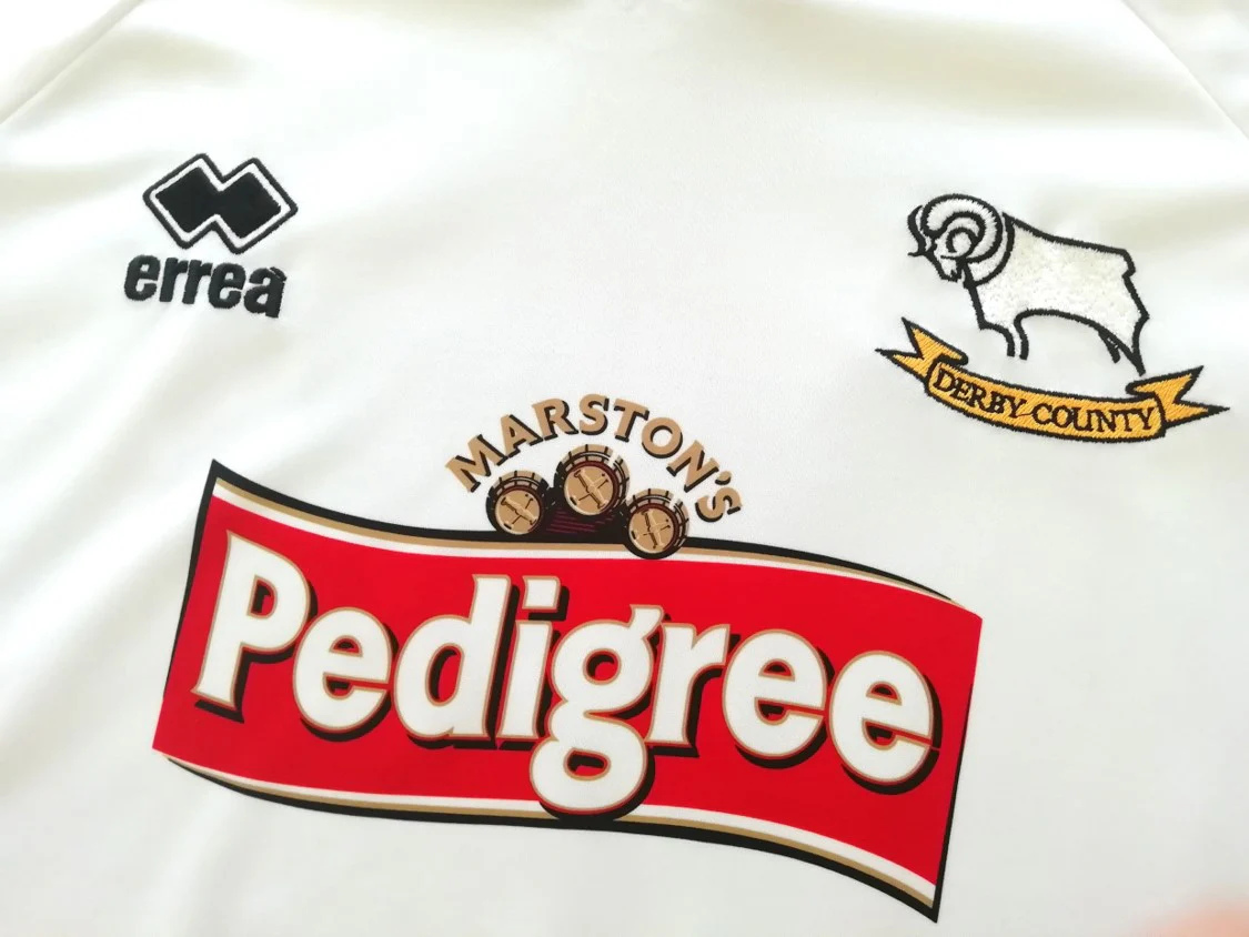 2003/04 Derby County Home Football League Shirt. #15 (XXL) - Image 6